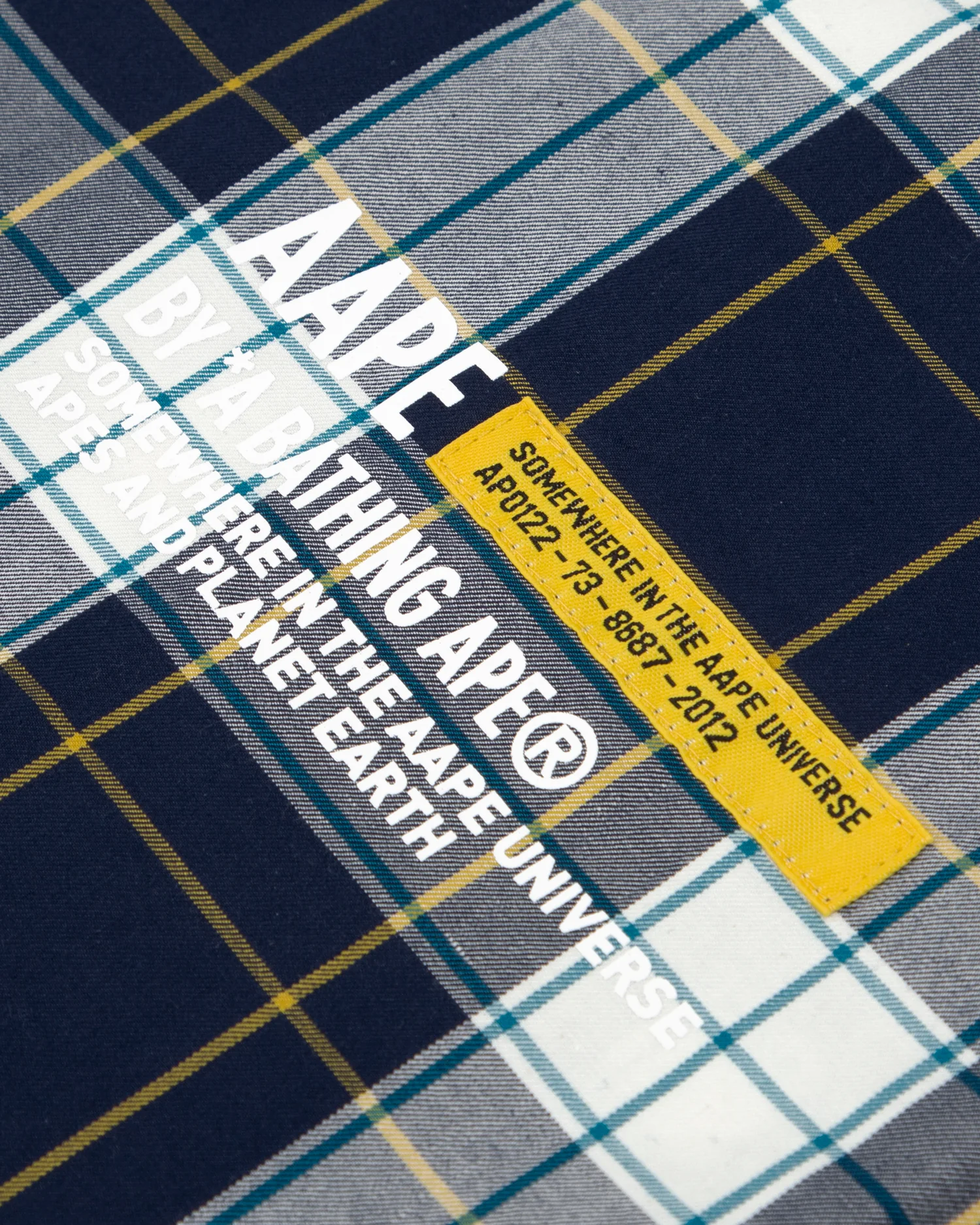 Moonface panelled button-down shirt - Image 4