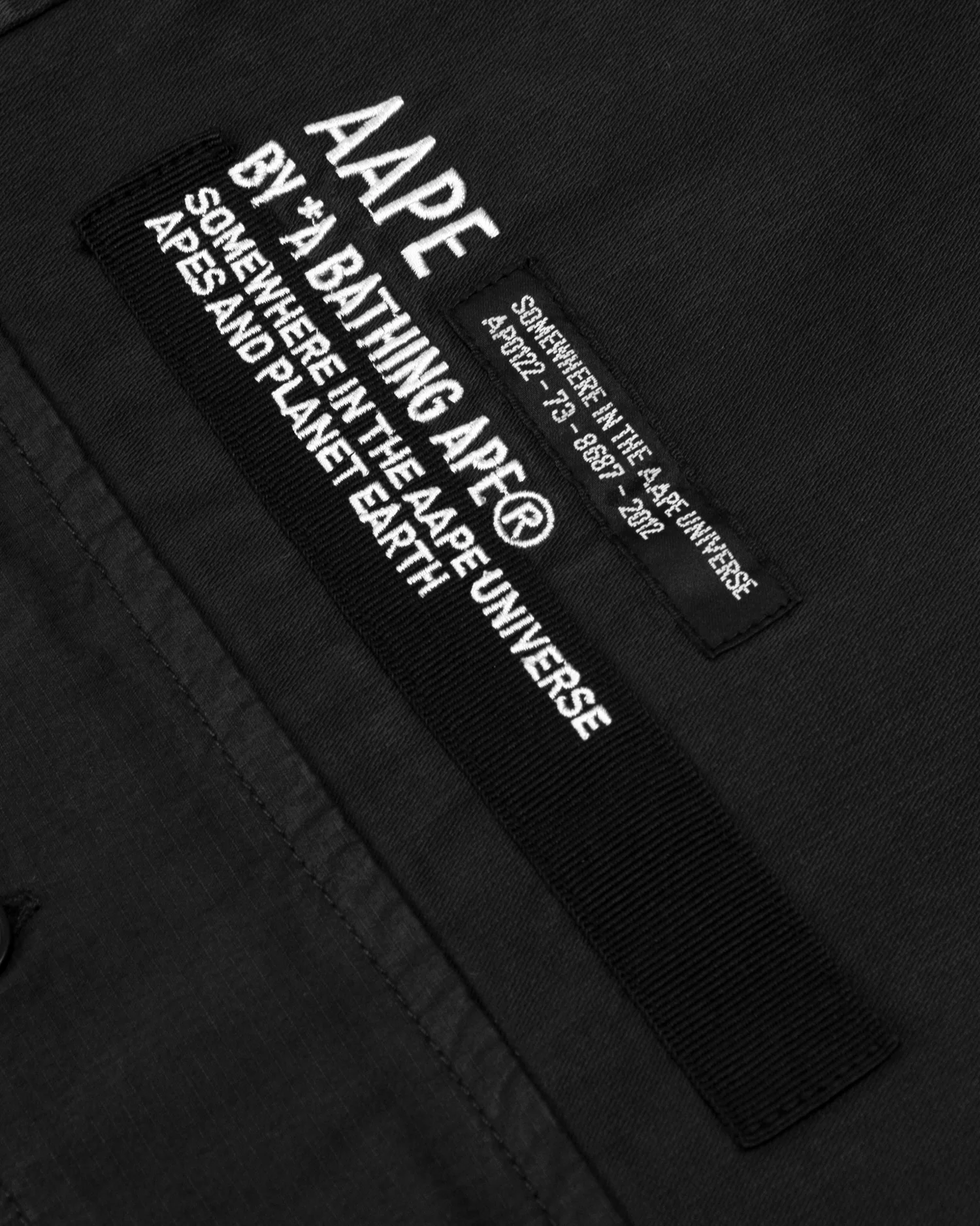 Moonface embroidered workwear shirt - Image 3