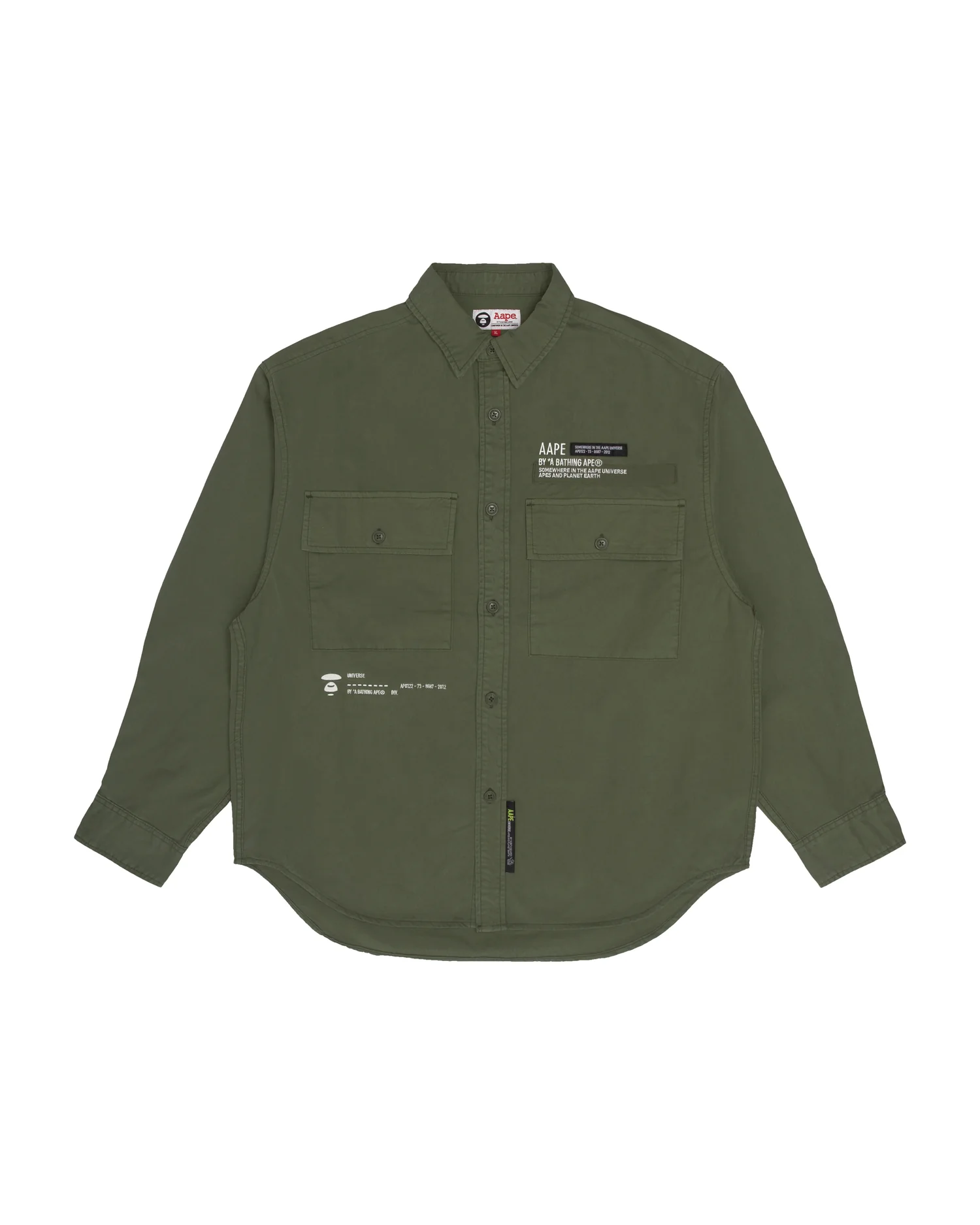 Moonface embroidered workwear shirt - Image 6