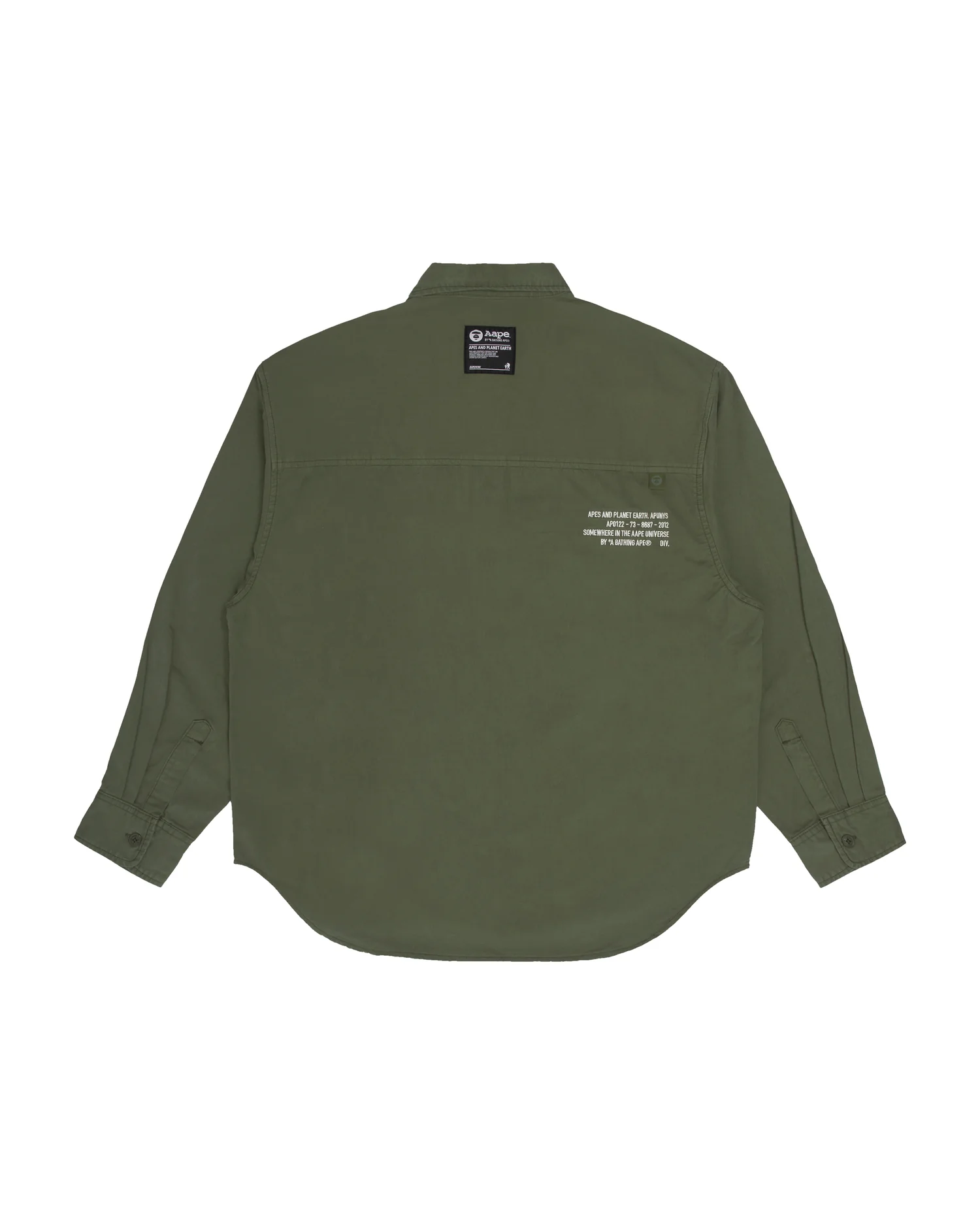 Moonface embroidered workwear shirt - Image 7