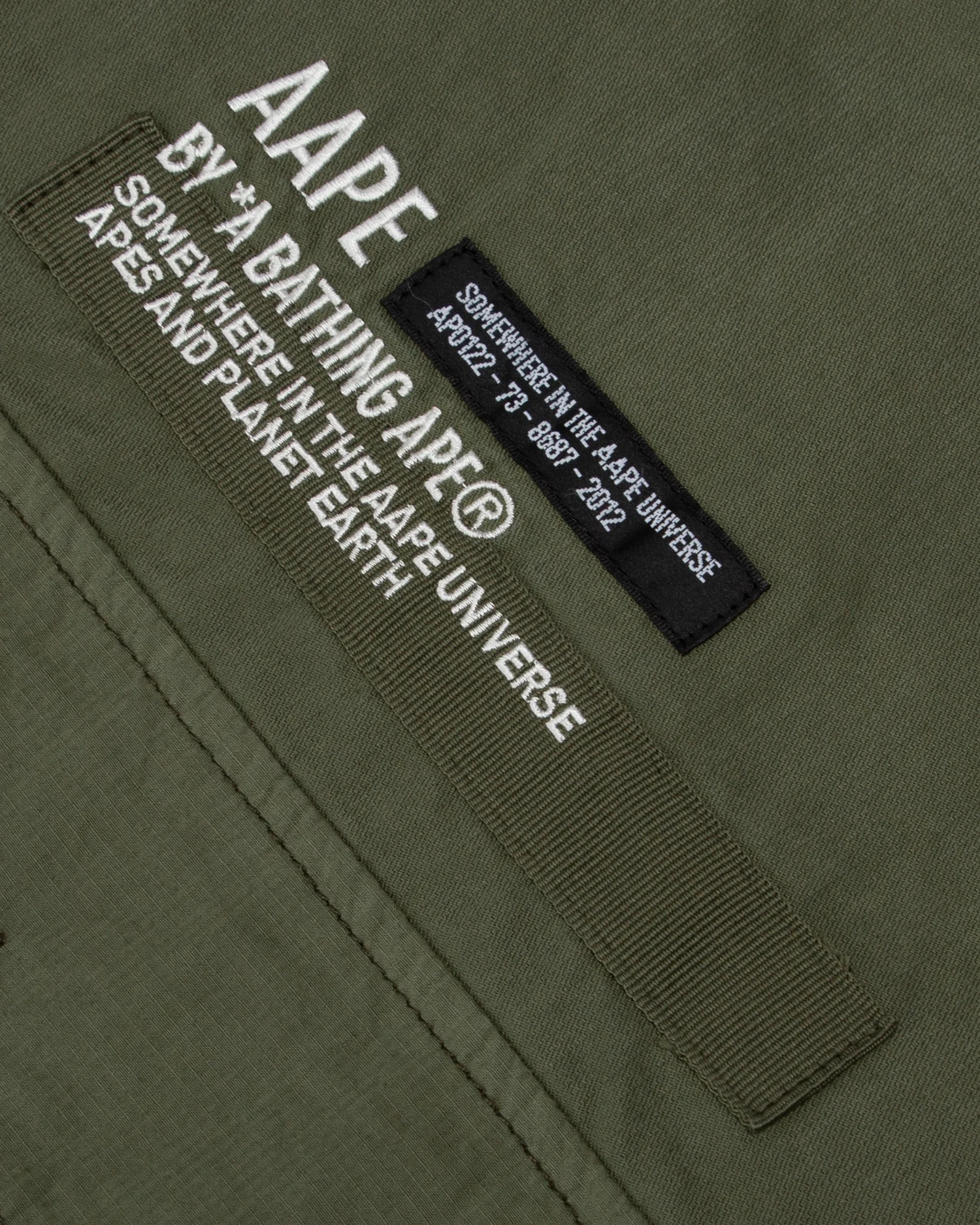 Moonface embroidered workwear shirt - Image 8