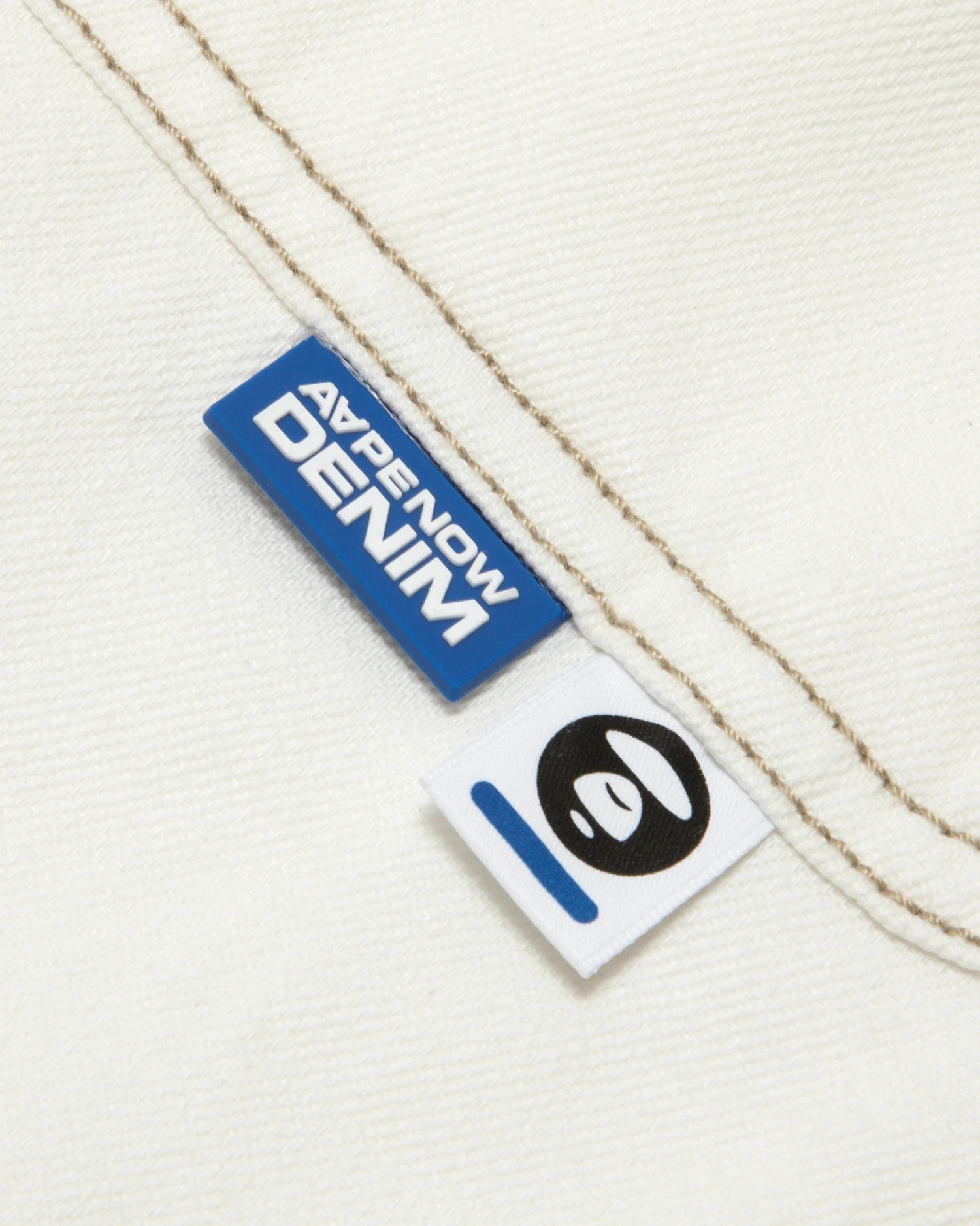 Moonface patch workwear shirt - Image 5