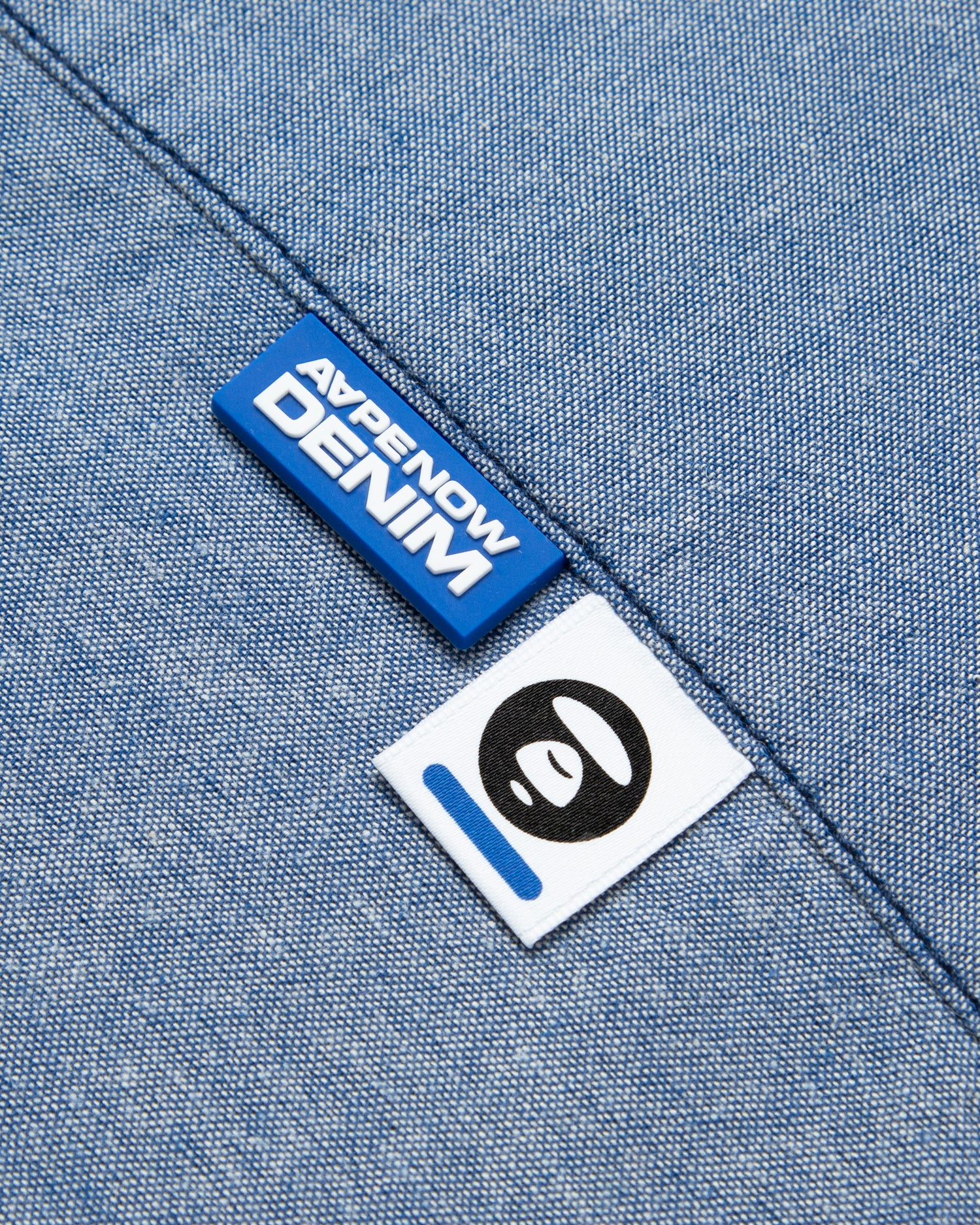 Moonface patch button-down shirt - Image 10