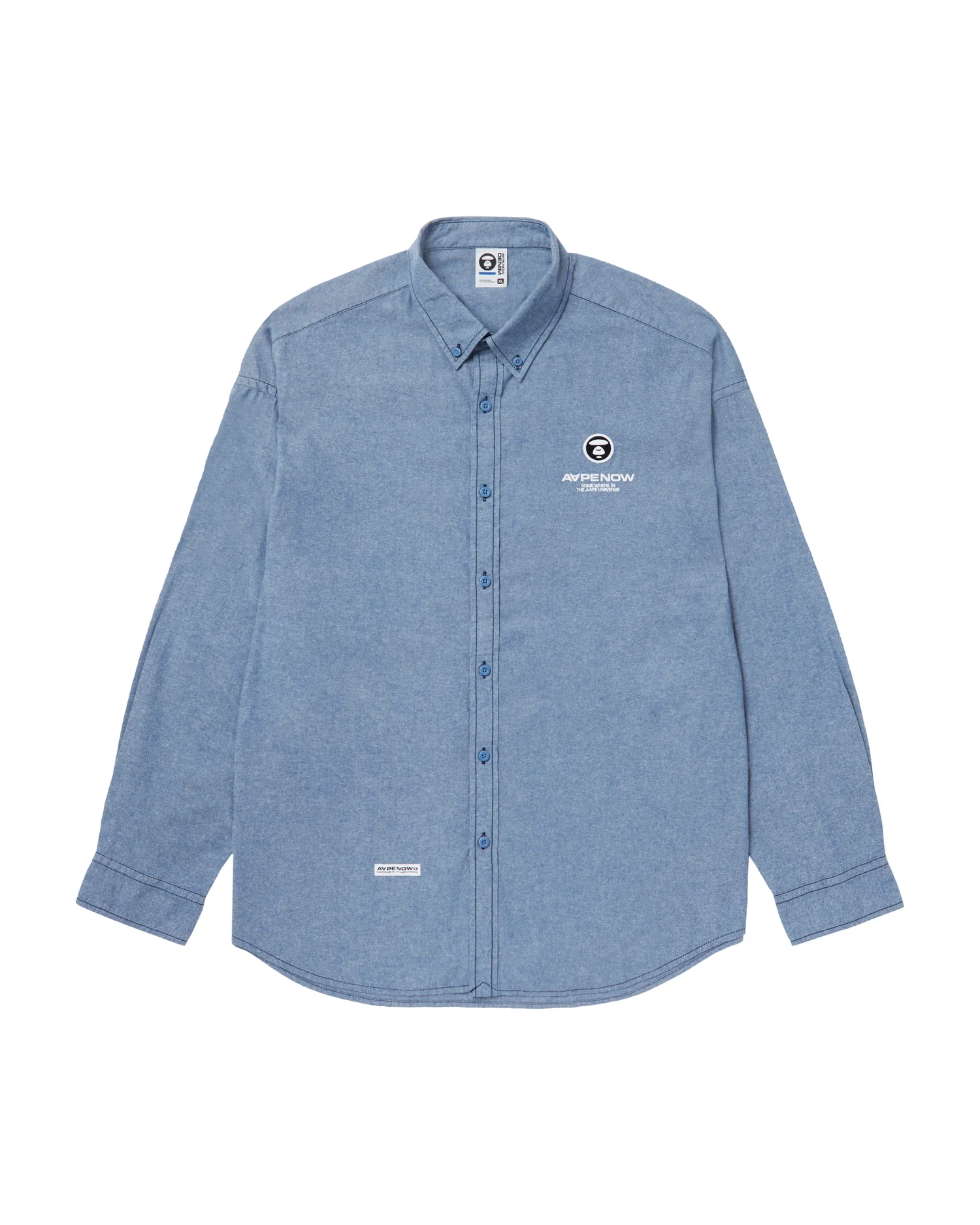 Moonface patch button-down shirt - Image 6