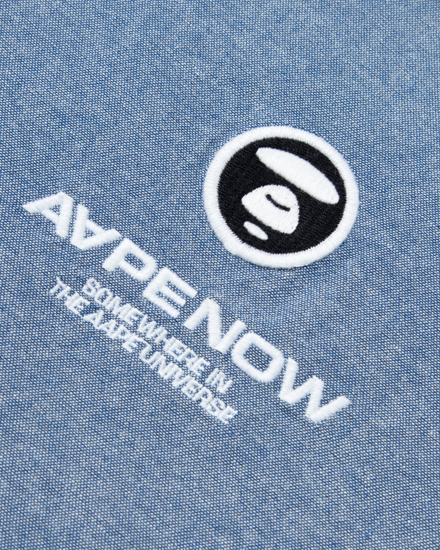 Moonface patch button-down shirt - Image 8