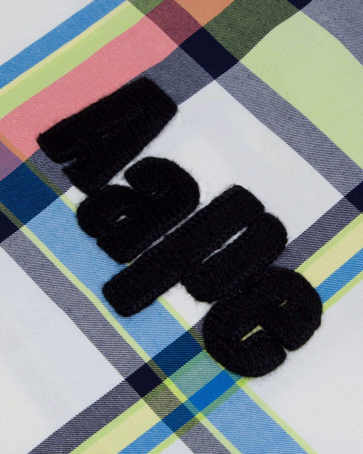 Moonface plaid button-down shirt - Image 4