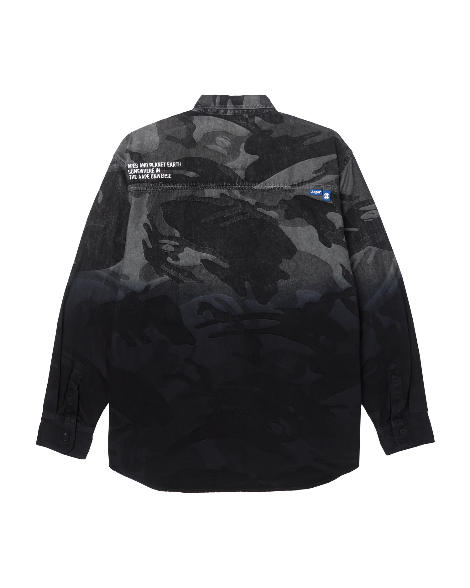 Moonface patch gradient camo shirt - Image 2