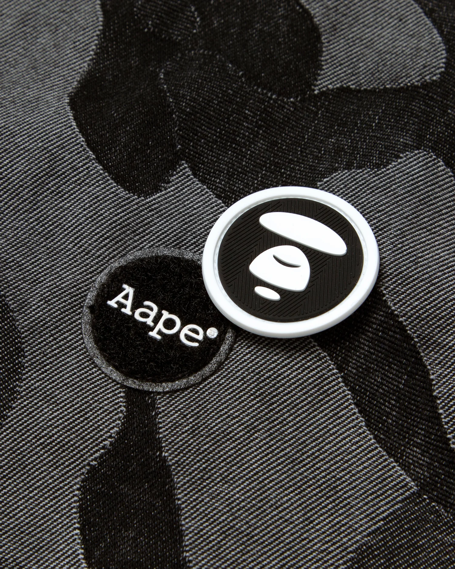 Moonface patch gradient camo shirt - Image 3