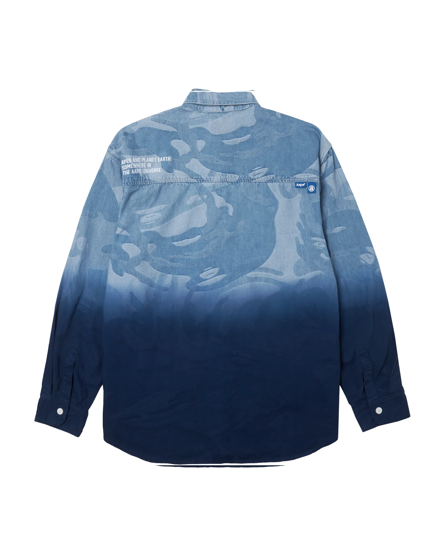 Moonface patch gradient camo shirt - Image 7