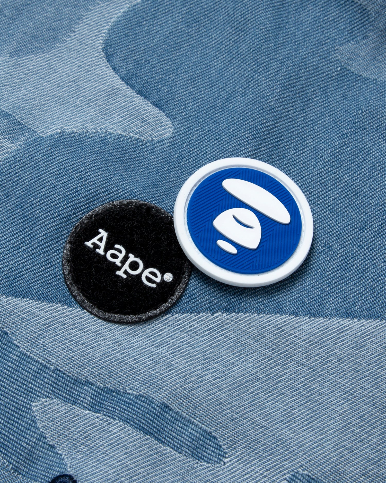 Moonface patch gradient camo shirt - Image 8