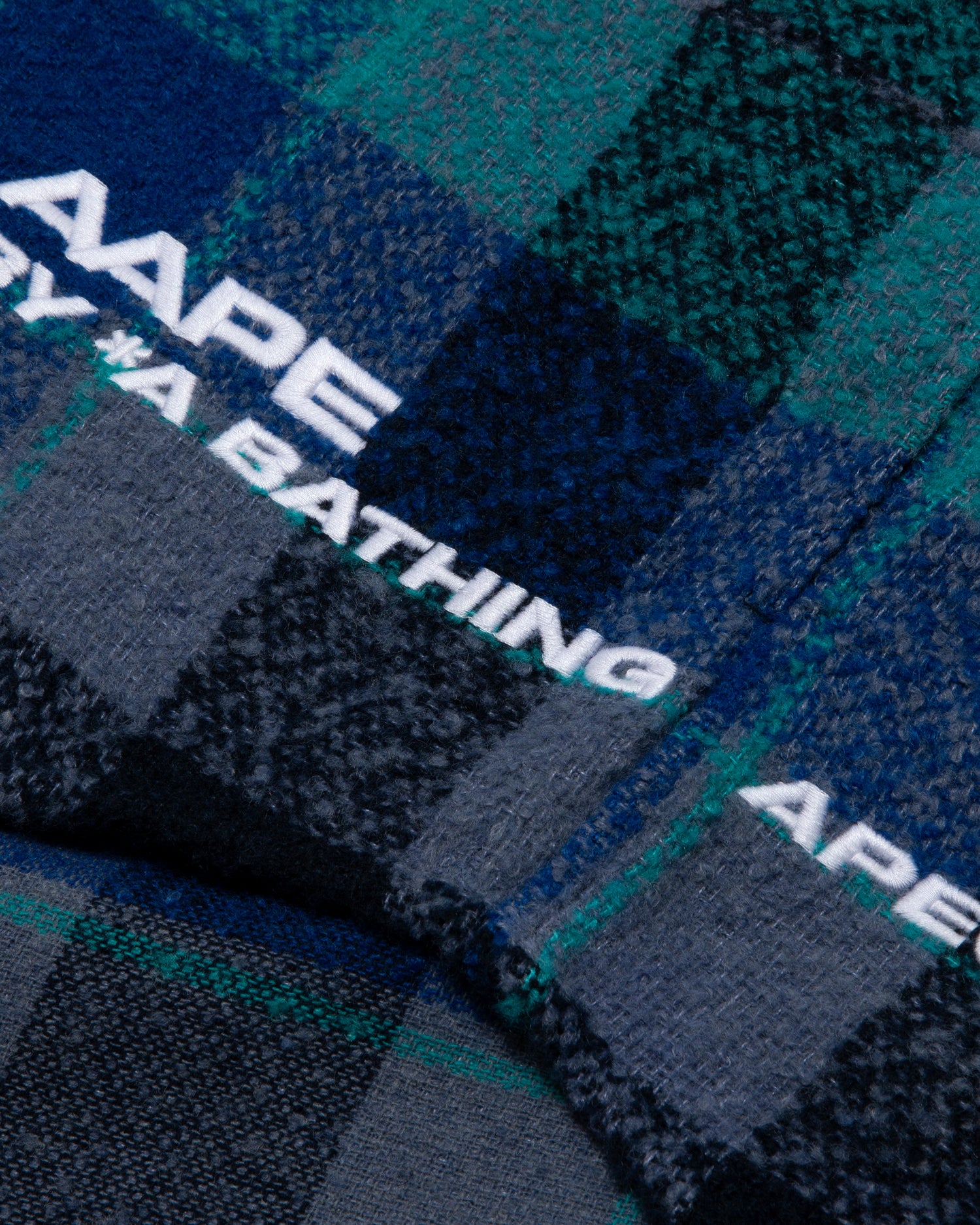 Moonface check-panelled hooded shirt jacket - Image 10