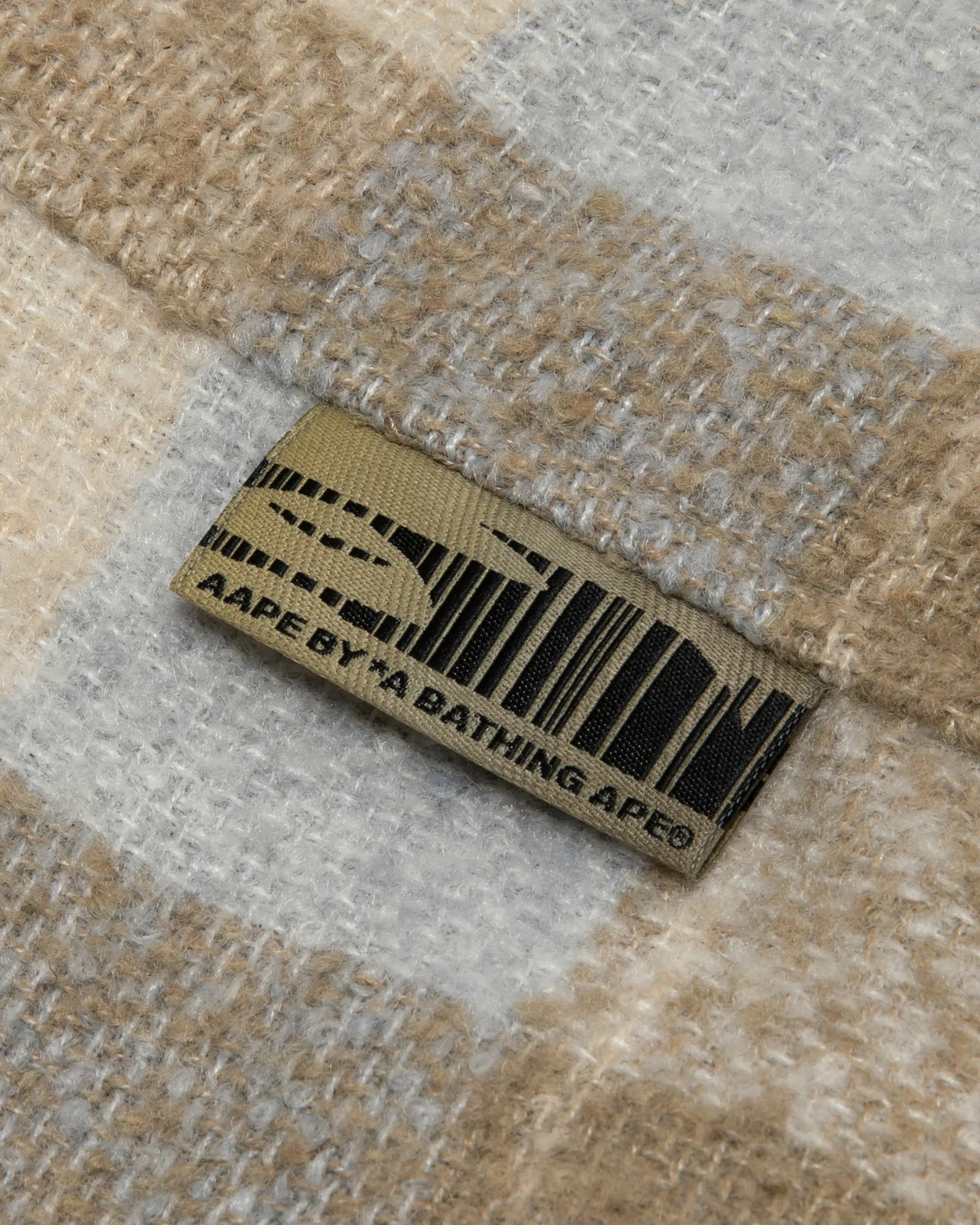 Moonface check-panelled hooded shirt jacket - Image 3