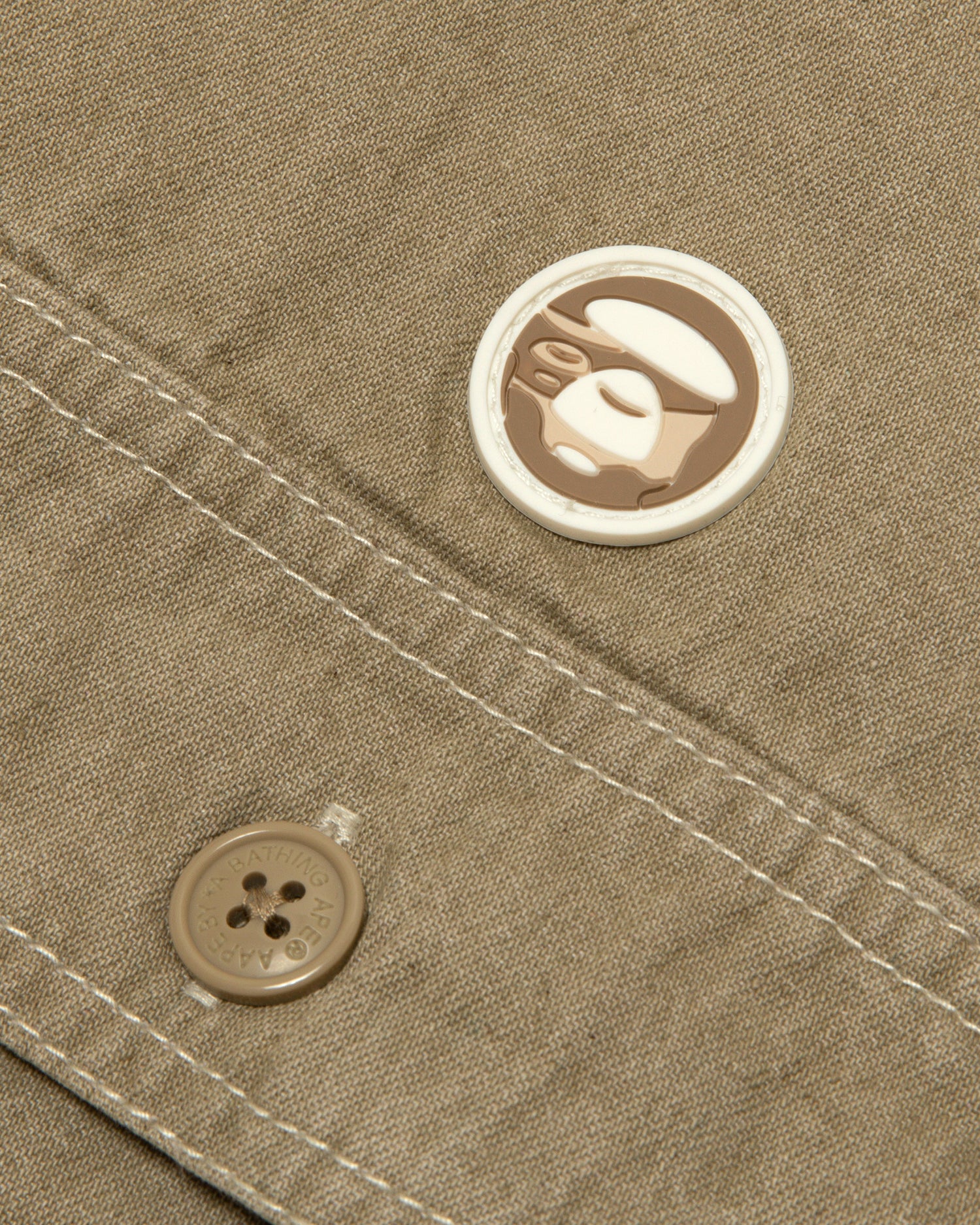 Moonface patch pockets shirt - Image 5