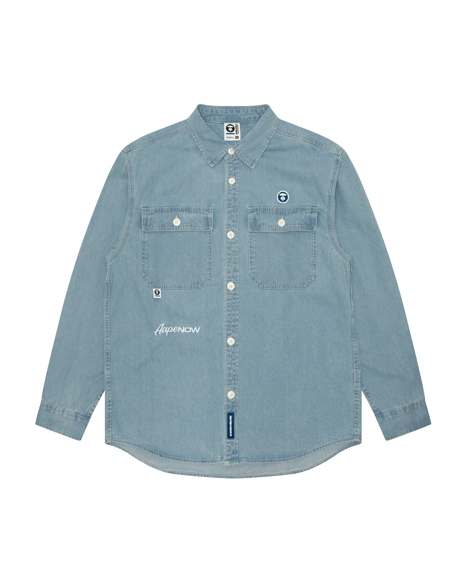 Moonface patch pockets shirt - Image 6