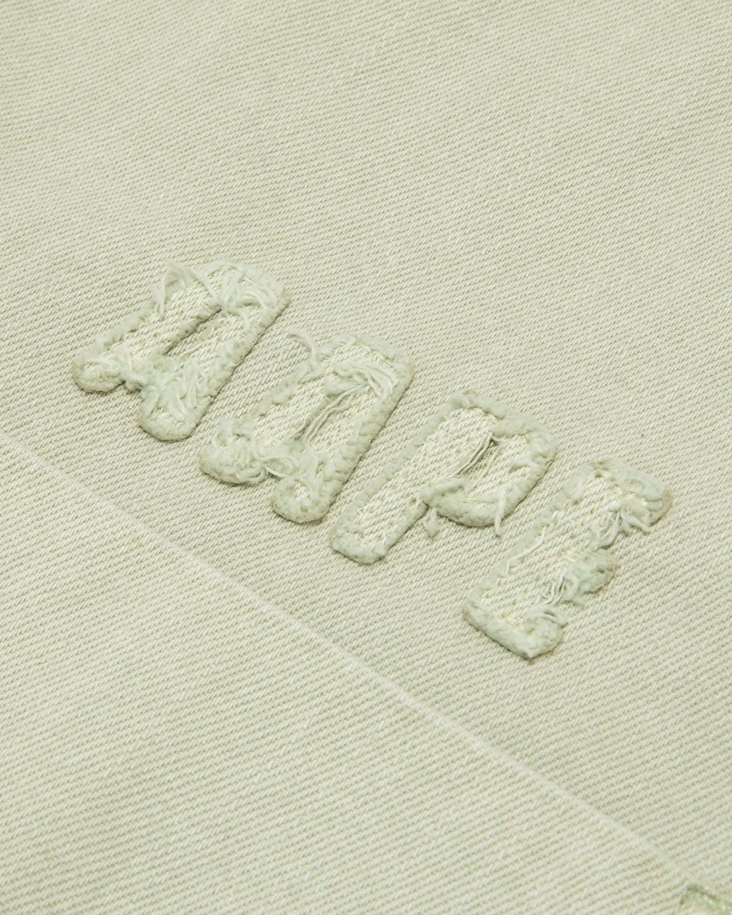 Moonface splatter embroidered work shirt - Image 5