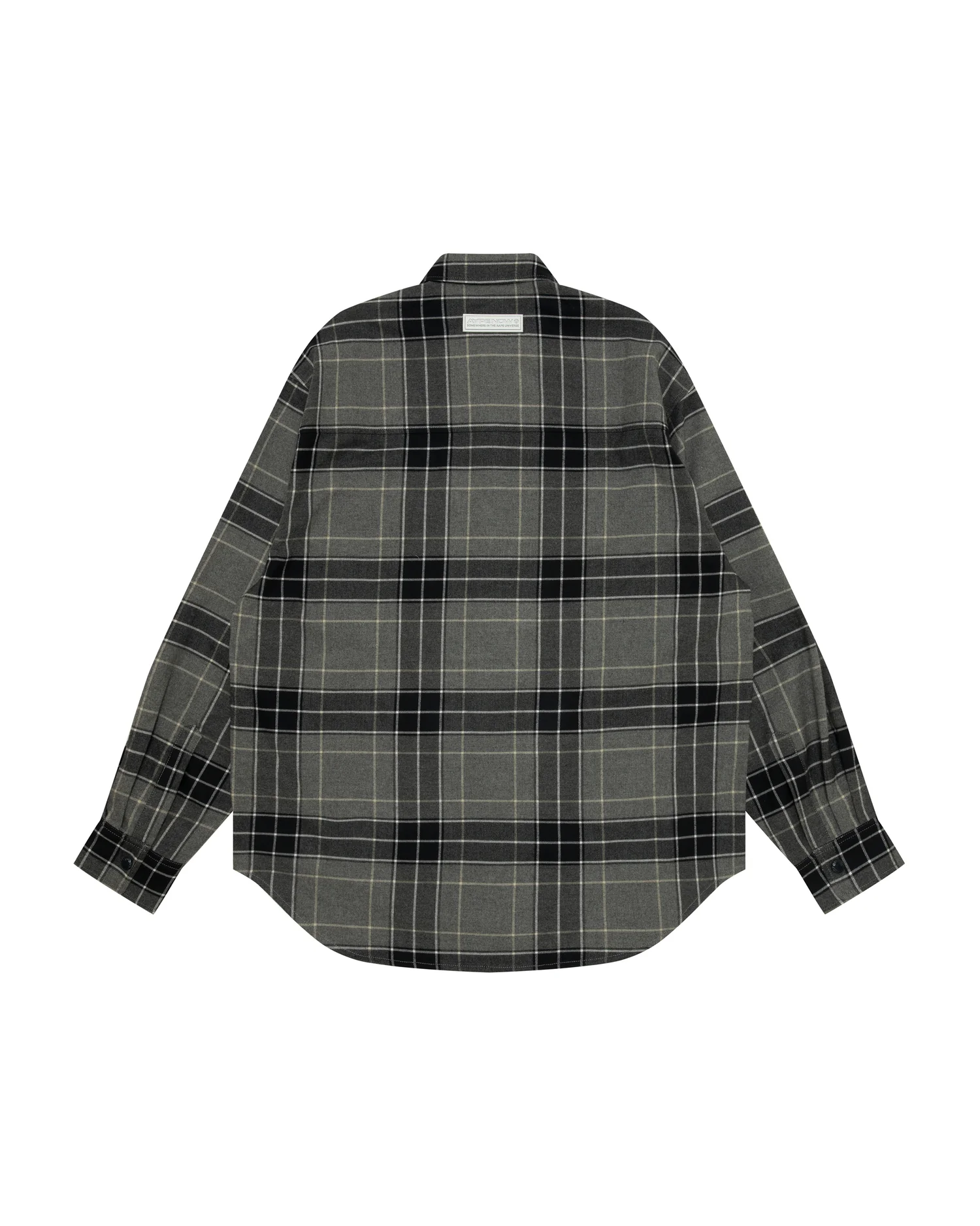 AAPENOW moonface logo check long sleeve shirt - Image 2