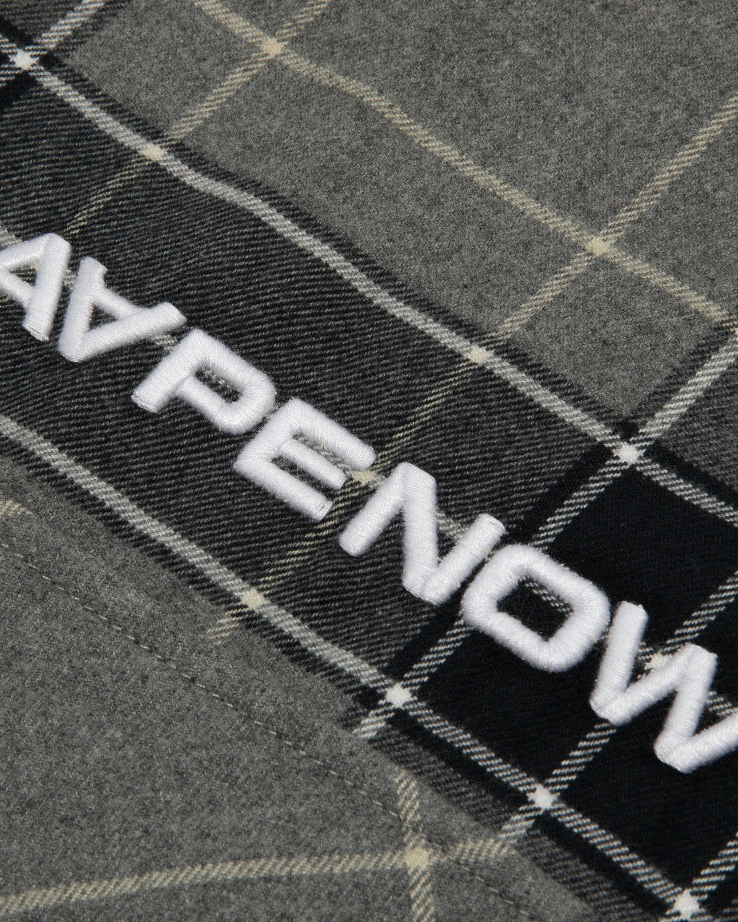 AAPENOW moonface logo check long sleeve shirt - Image 4