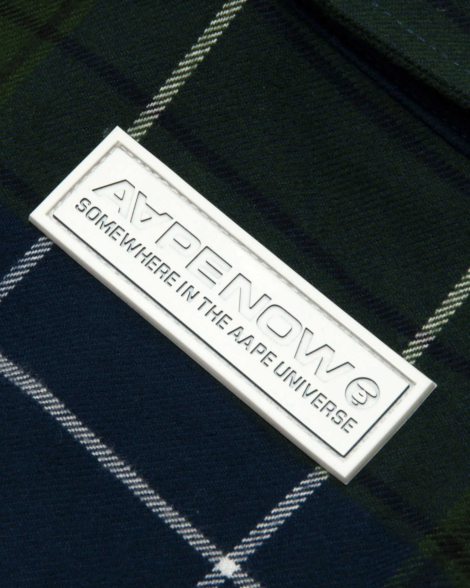AAPENOW moonface logo check long sleeve shirt - Image 8