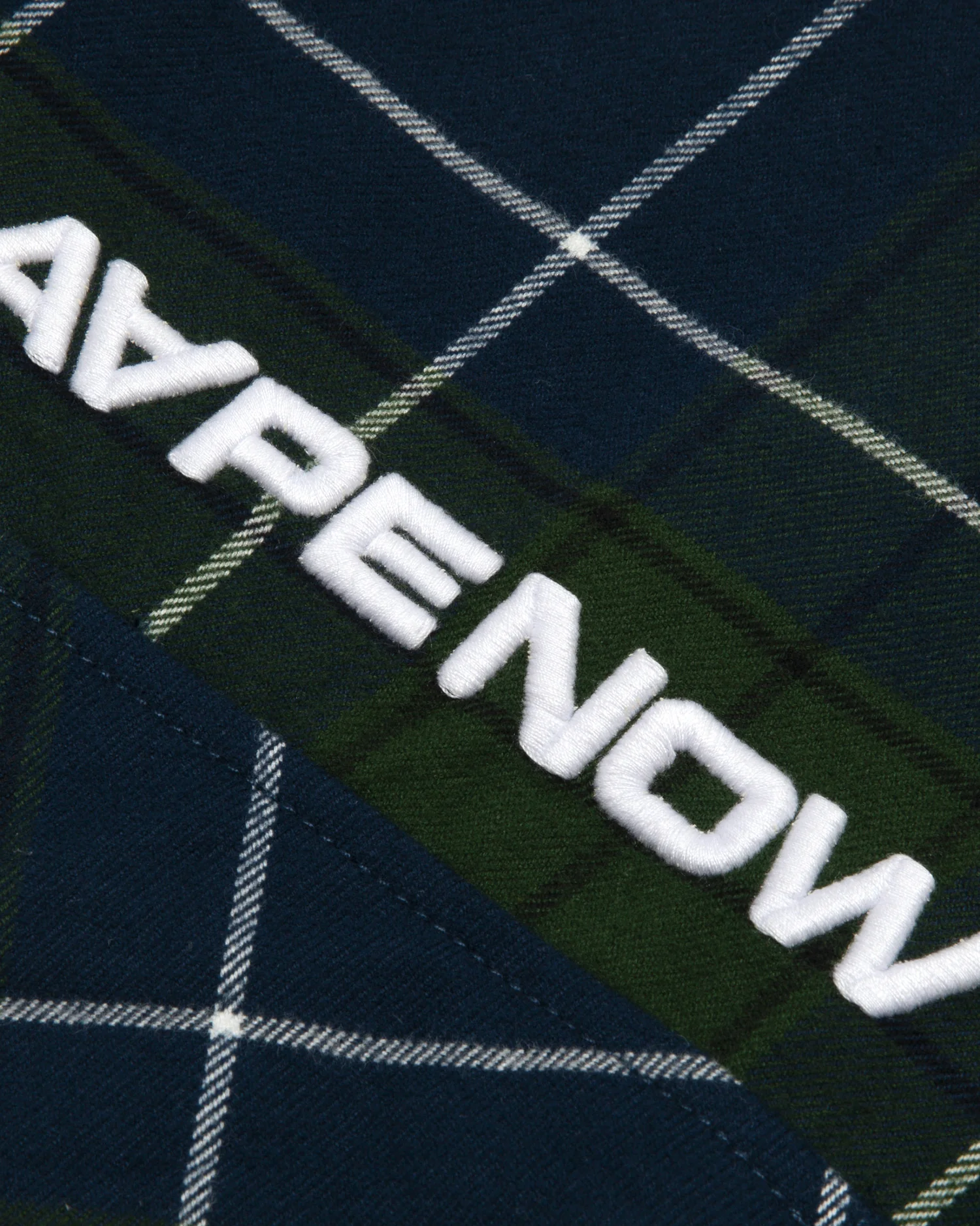AAPENOW moonface logo check long sleeve shirt - Image 9