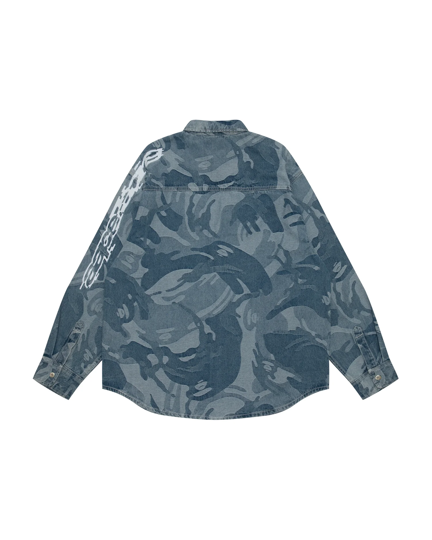 Moonface logo camo long sleeve shirt - Image 2