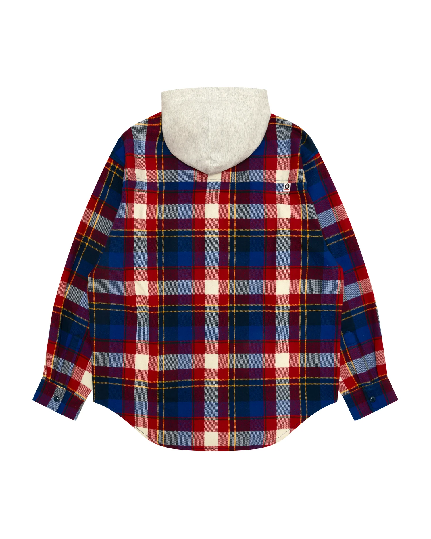 AAPENOW moonface check hooded shirt jacket - Image 5