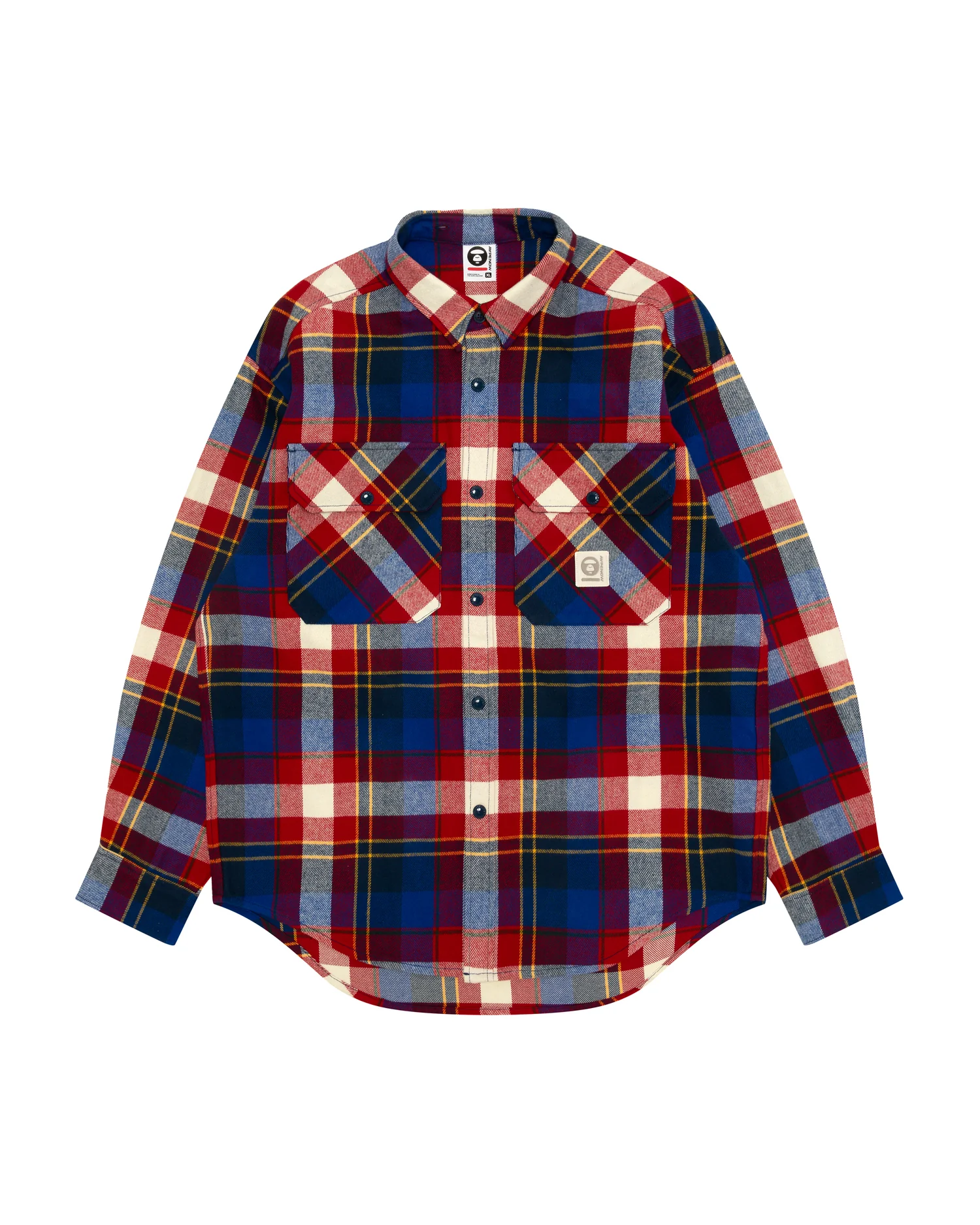 AAPENOW moonface check hooded shirt jacket - Image 6