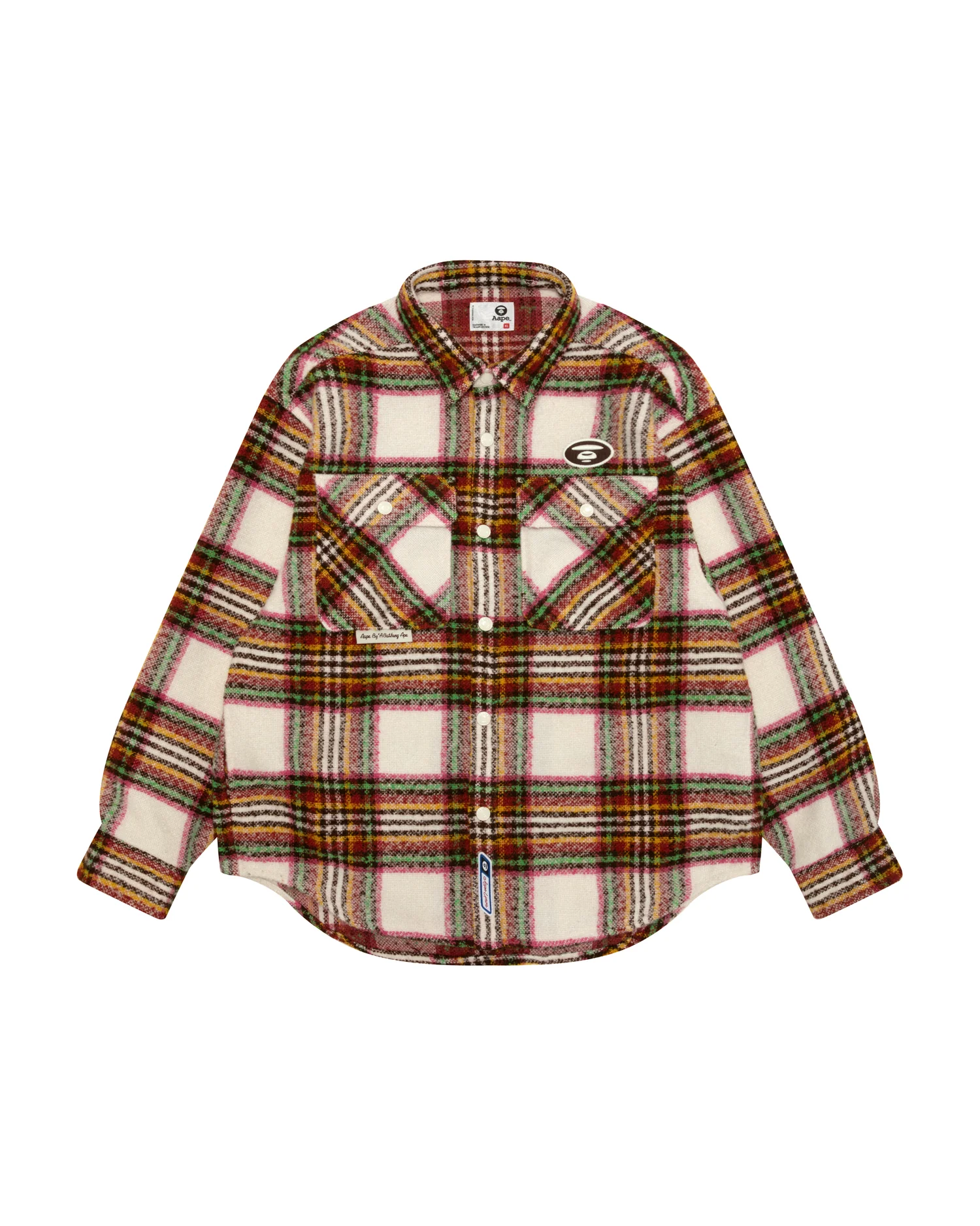 Moonface check hooded shirt - Image 5