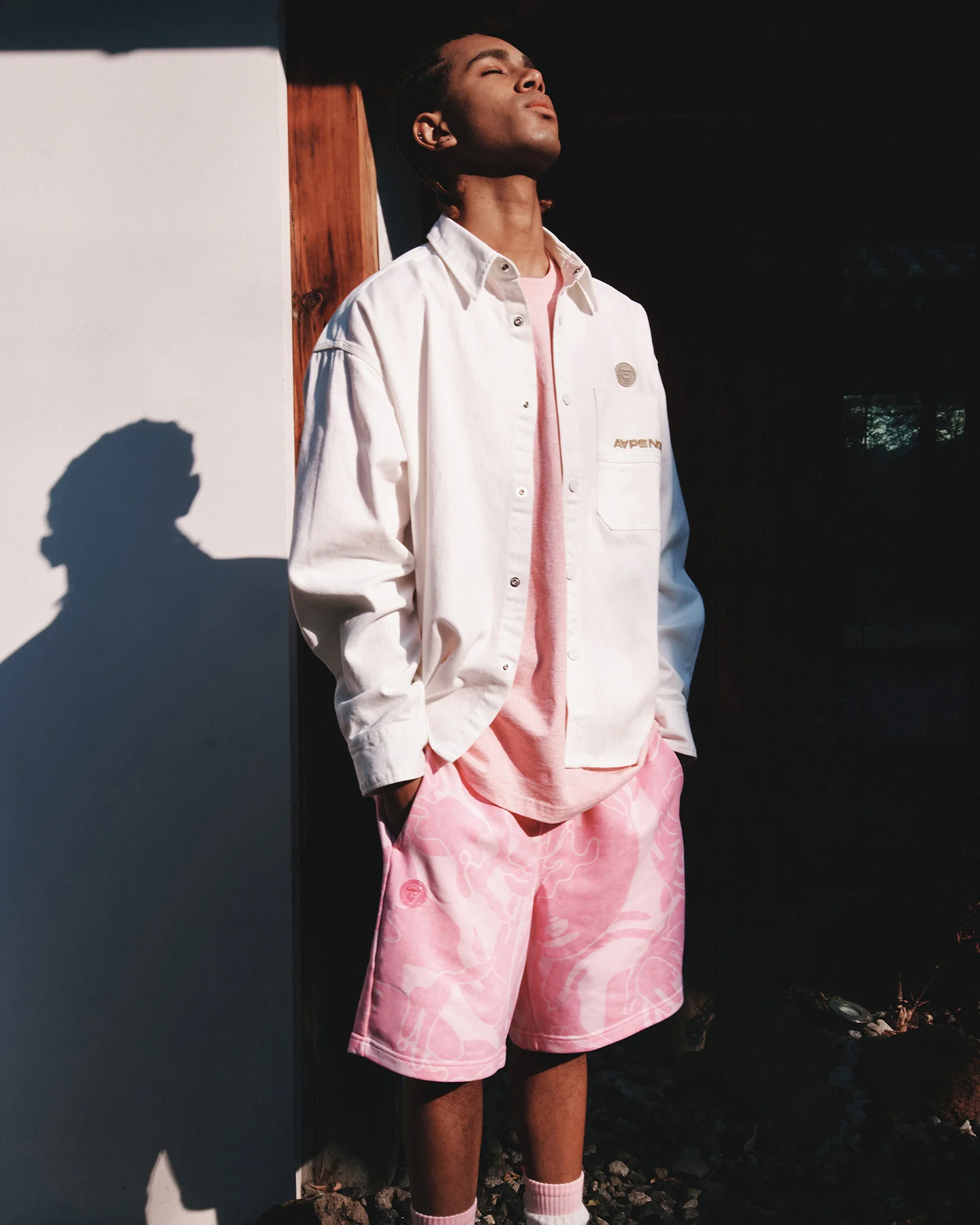AAPENOW moonface long sleeve shirt - Image 2