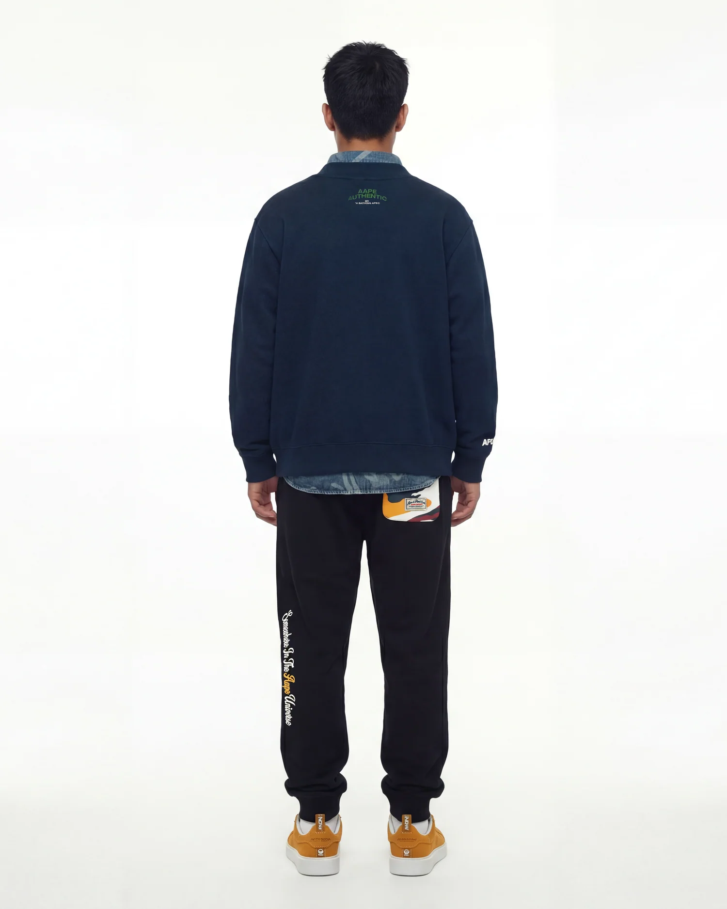 AAPEUNVS camo denim long sleeve shirt - Image 3