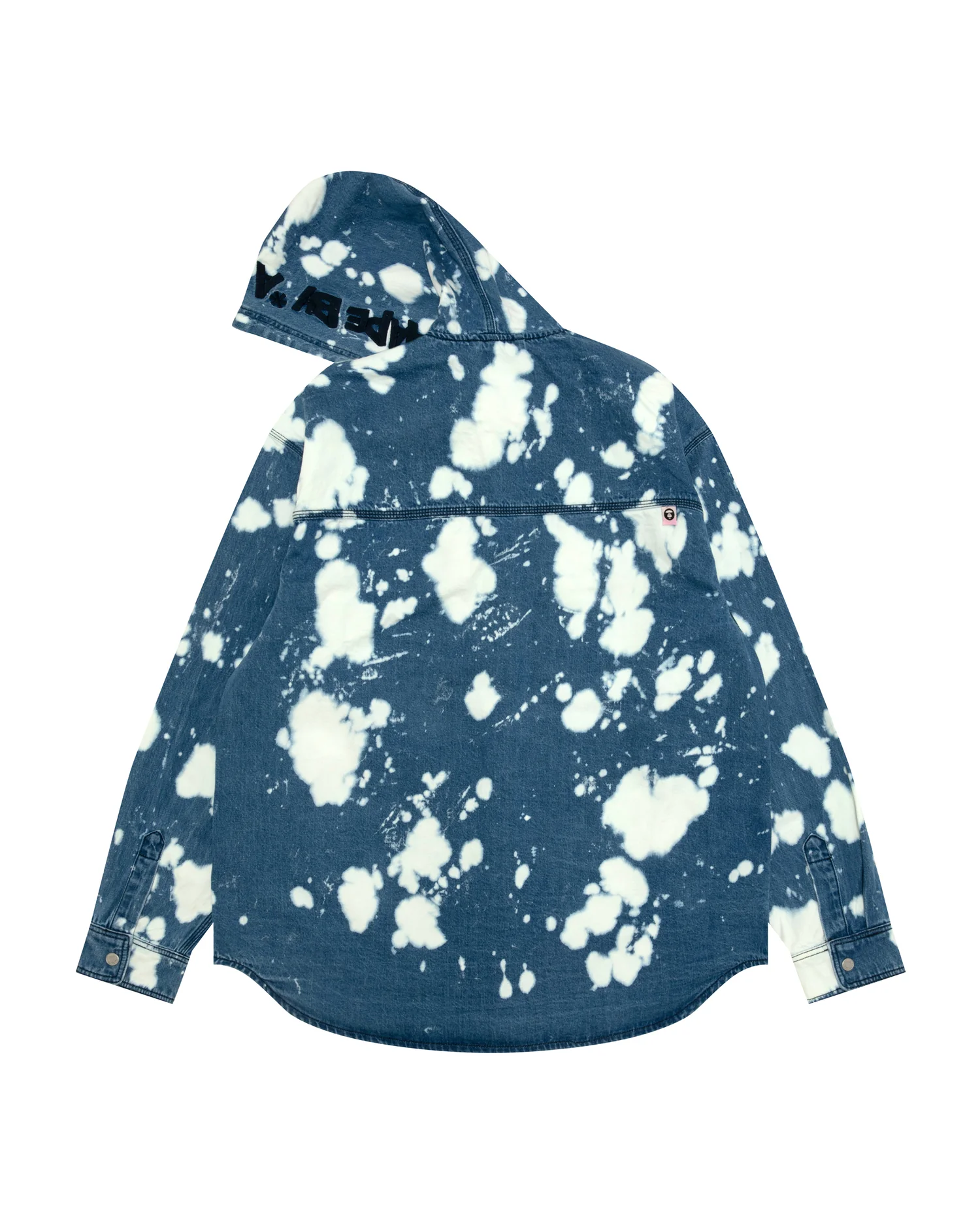 AAPEUNVS splatter printed hooded long sleeve shirt - Image 2