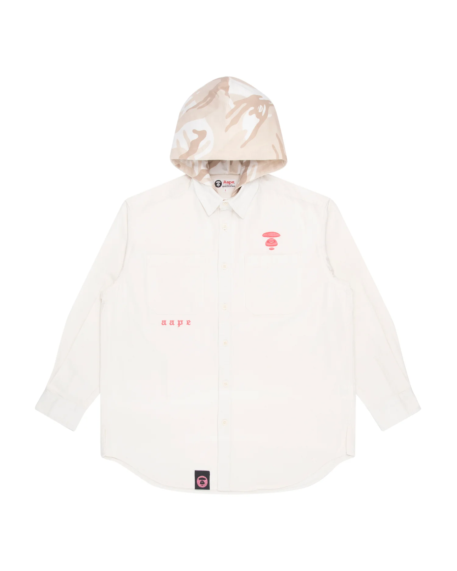Hooded Moonface embroidered shirt - Image 6