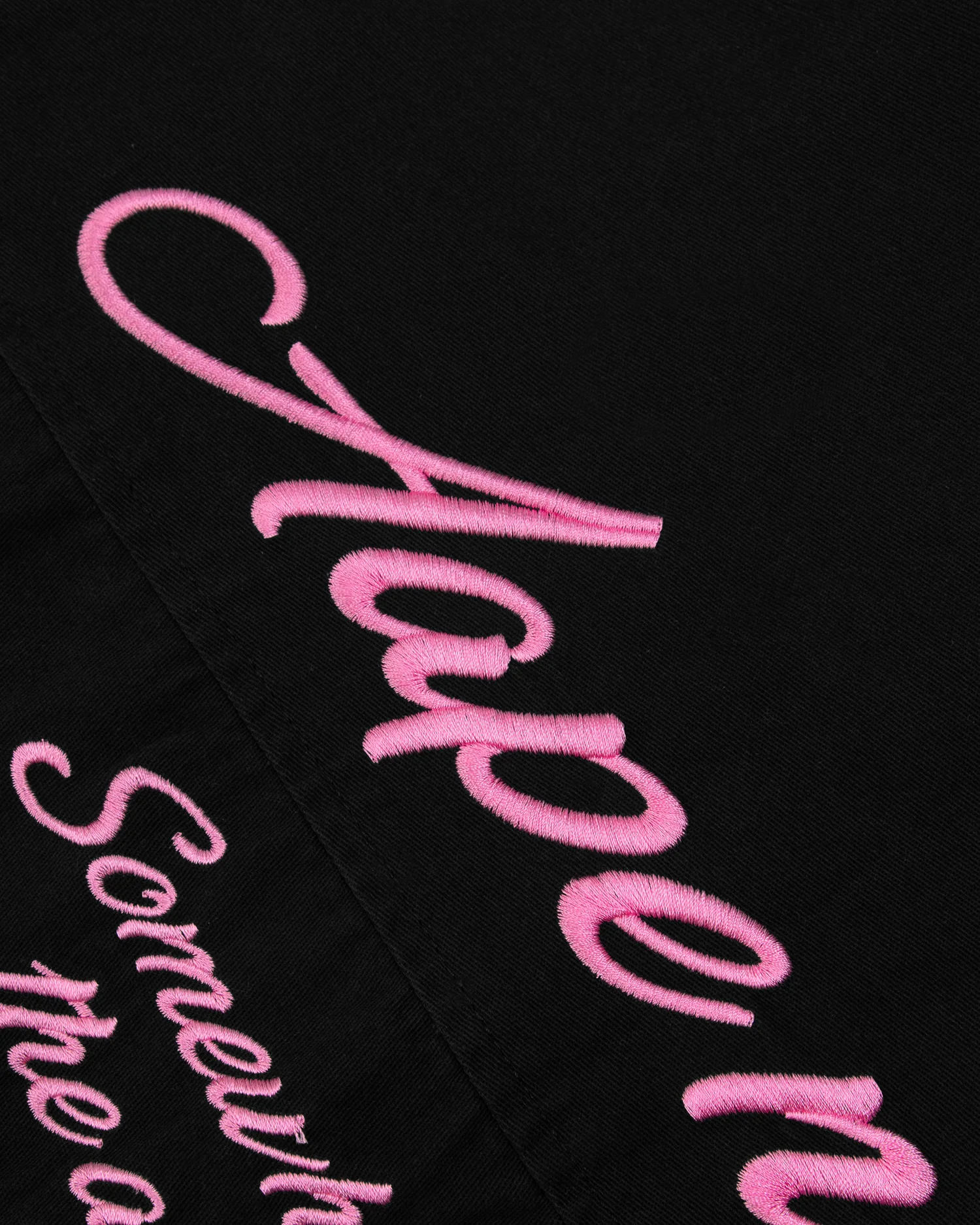 Moonface embroidered hooded shirt - Image 4