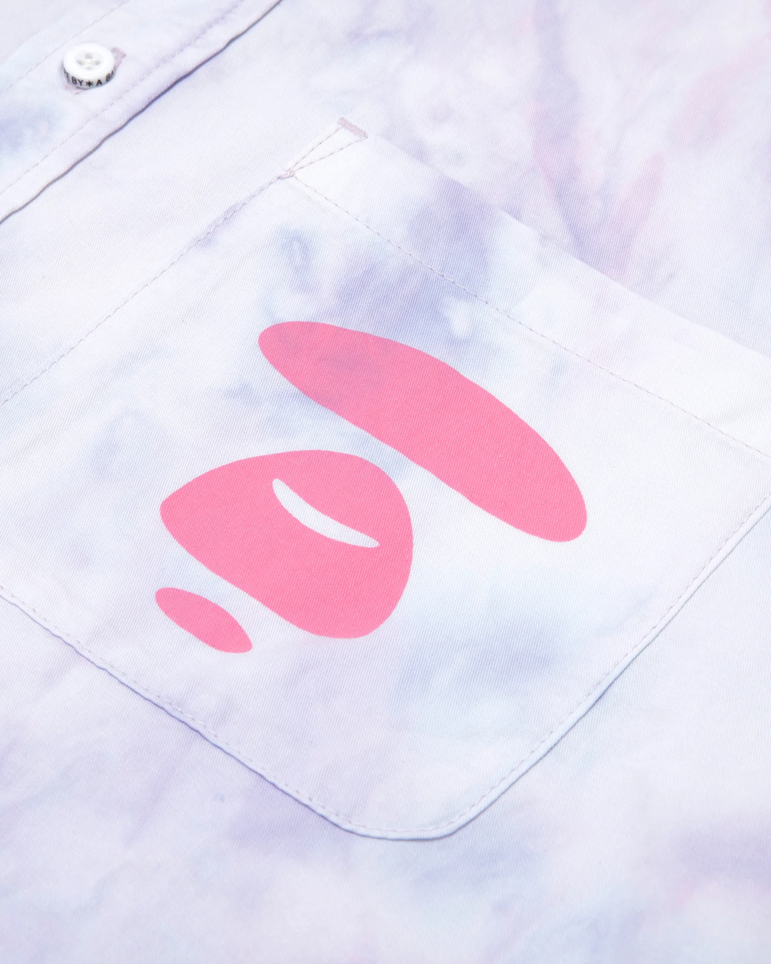 Moonface relaxed tie-dye shirt - Image 4