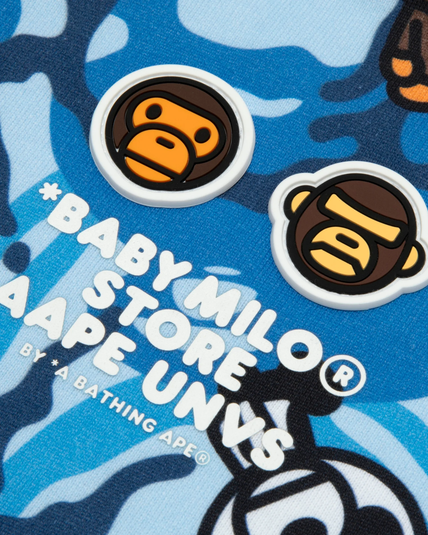 X Baby Milo Store kids AAPEUNVS camo zip-up hoodie - Image 3
