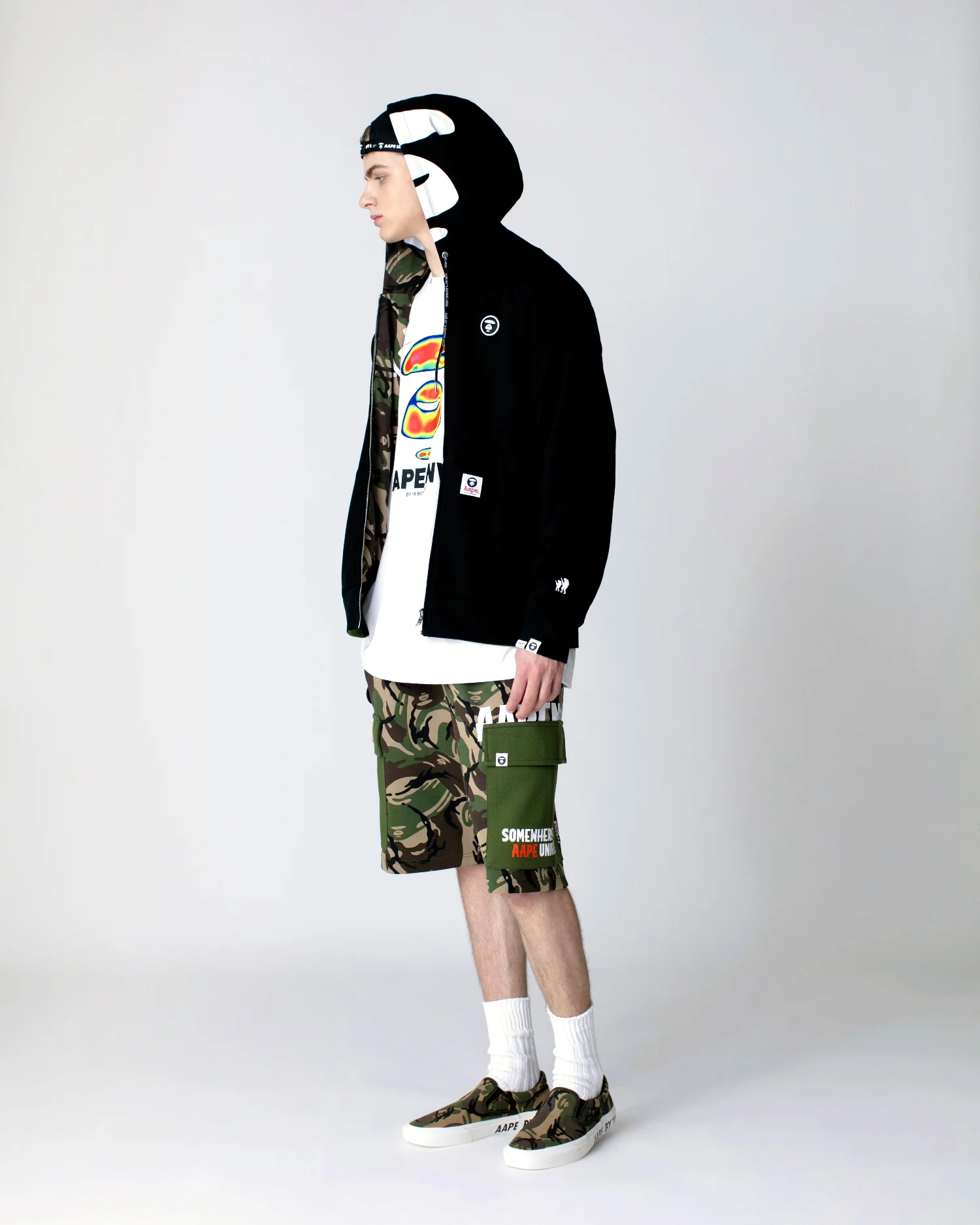 Moonface reversible zip hoodie - Image 2