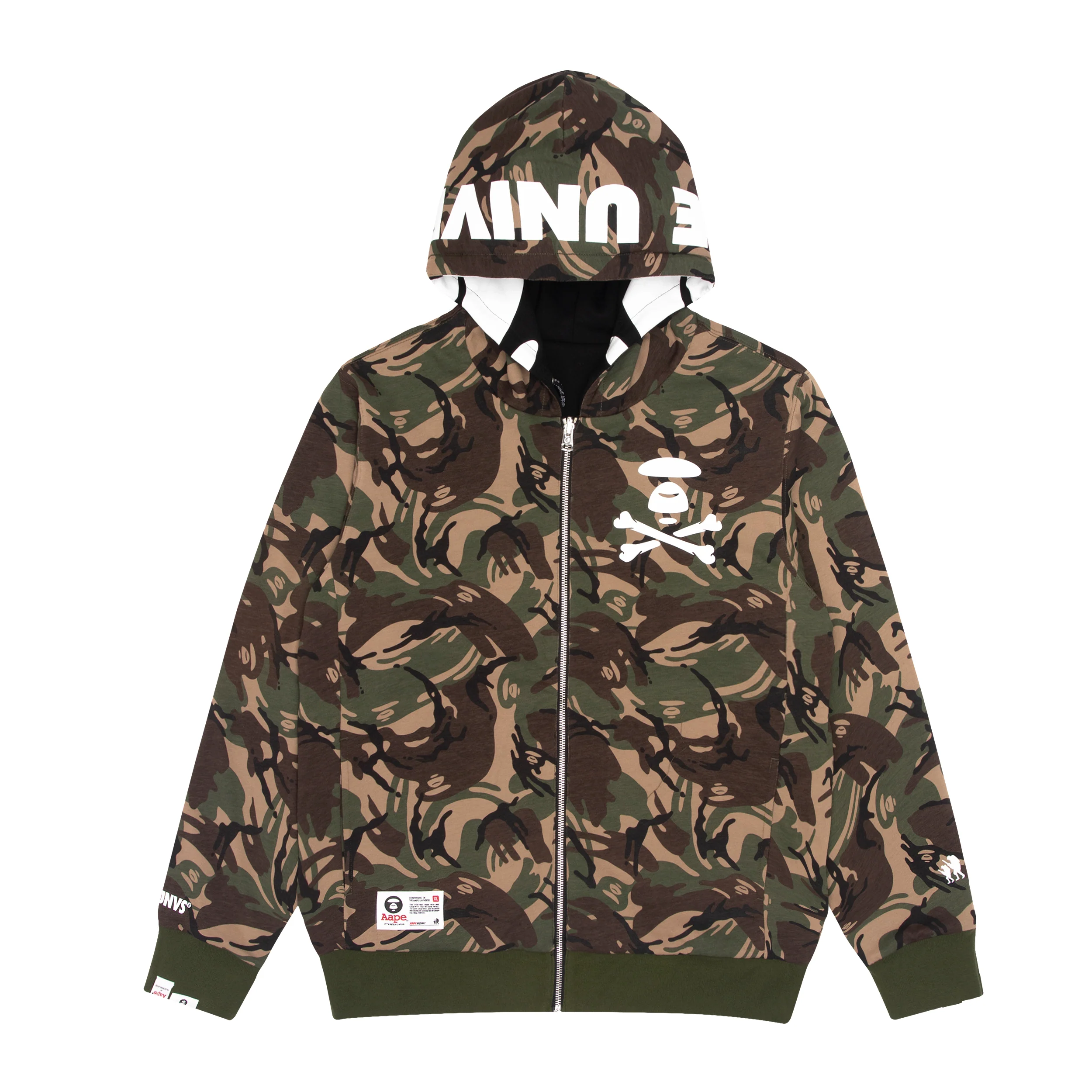 Moonface reversible zip hoodie - Image 4