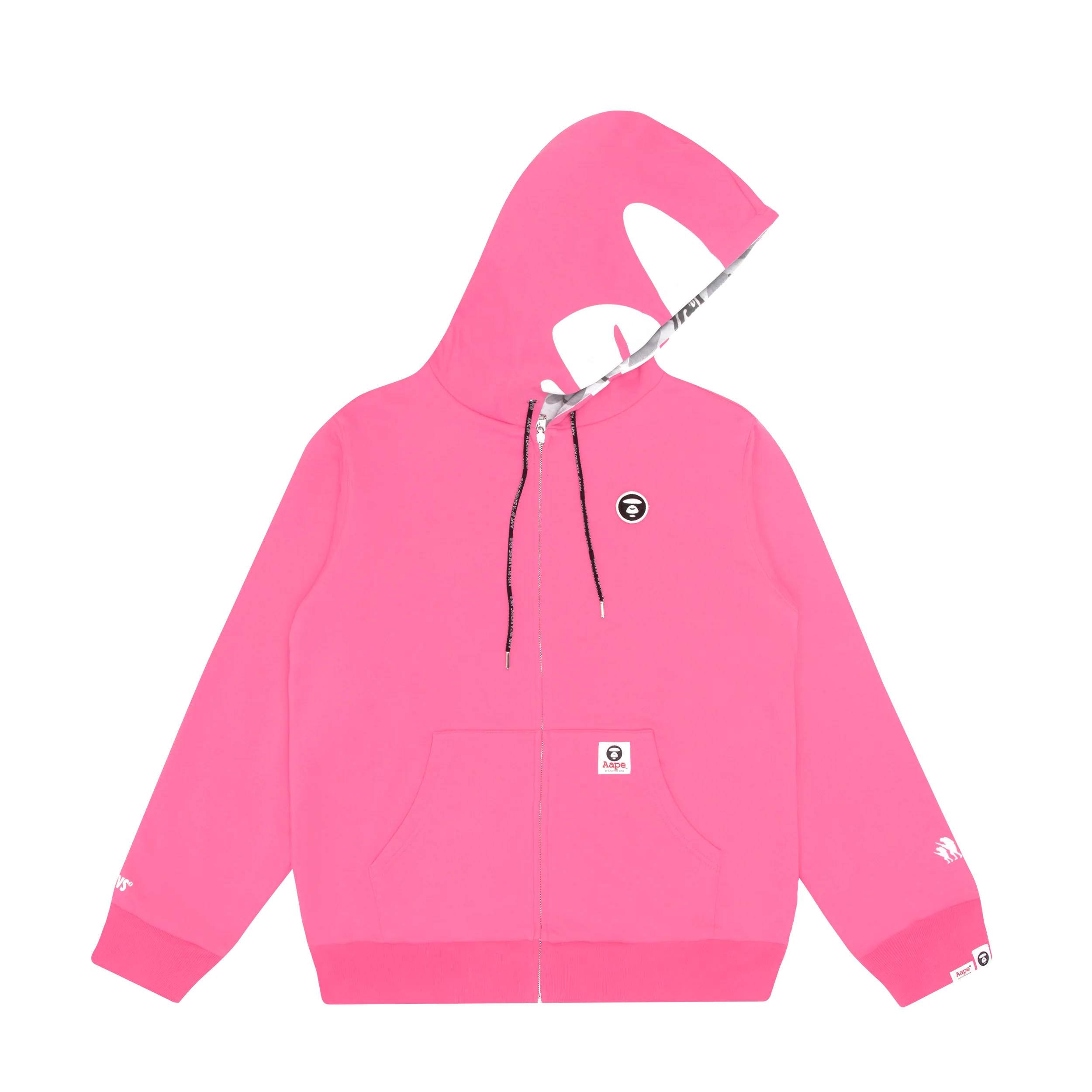 Moonface reversible zip hoodie - Image 9
