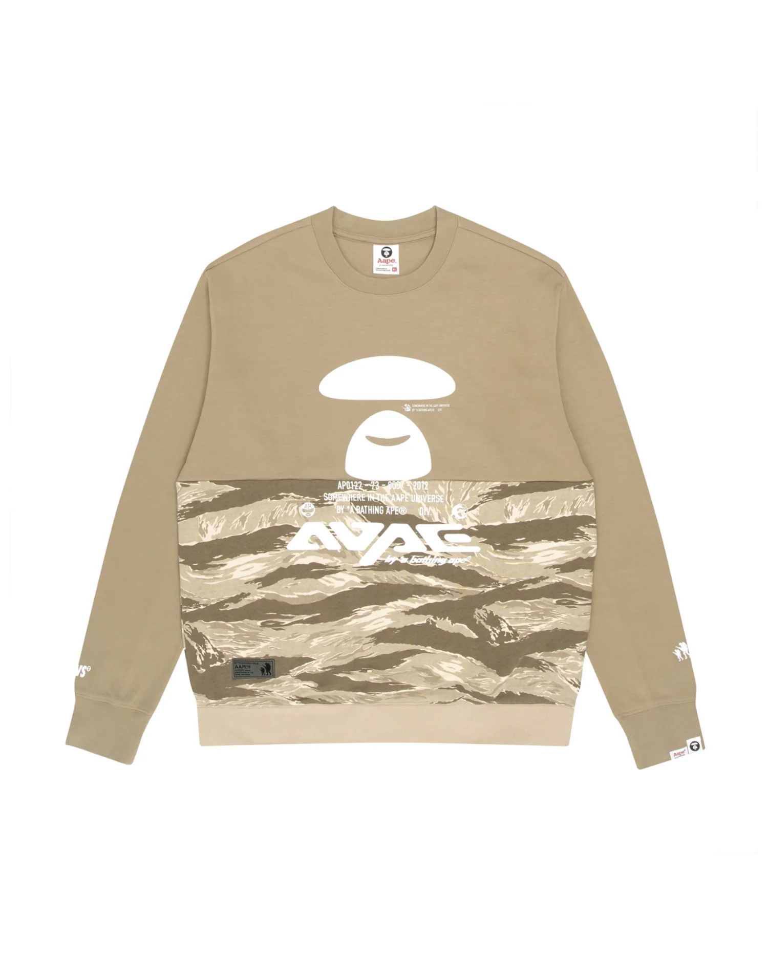 Moonface crew neck sweatshirt