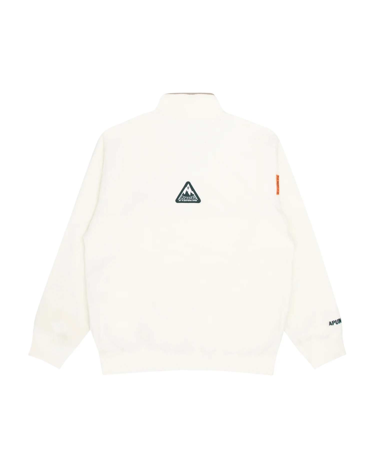 Buttoned patched fleece sweatshirt - Image 2