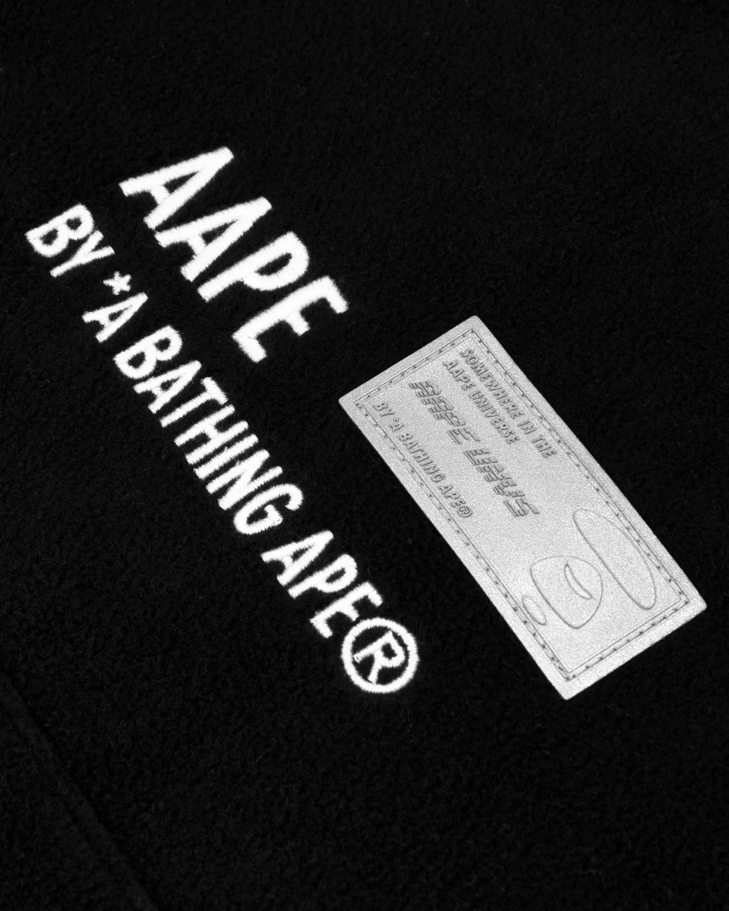 Buttoned patched fleece sweatshirt - Image 9