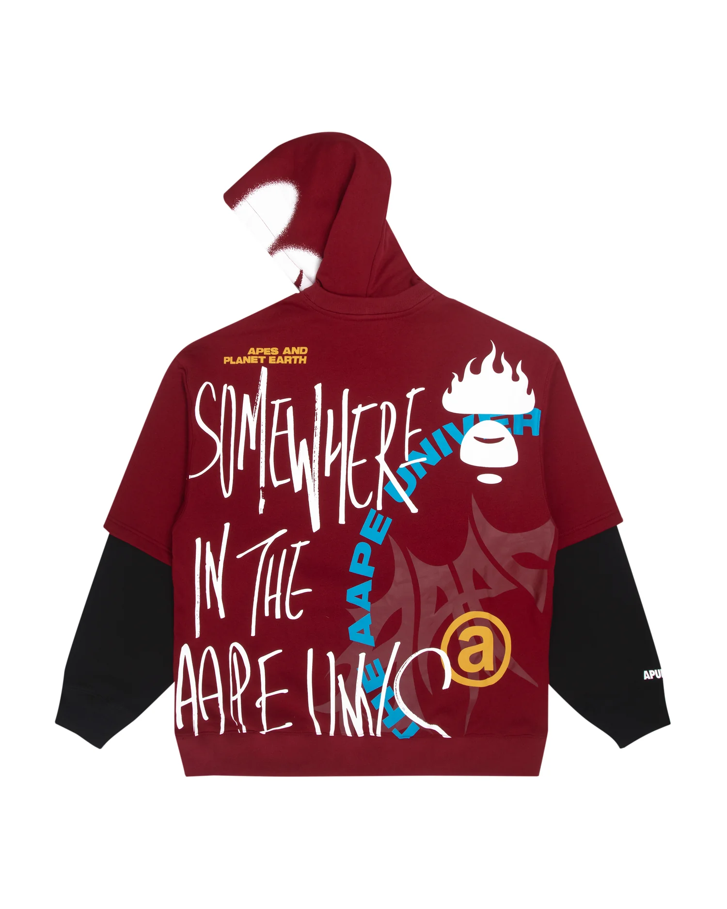 Moonface layered hoodie - Image 2