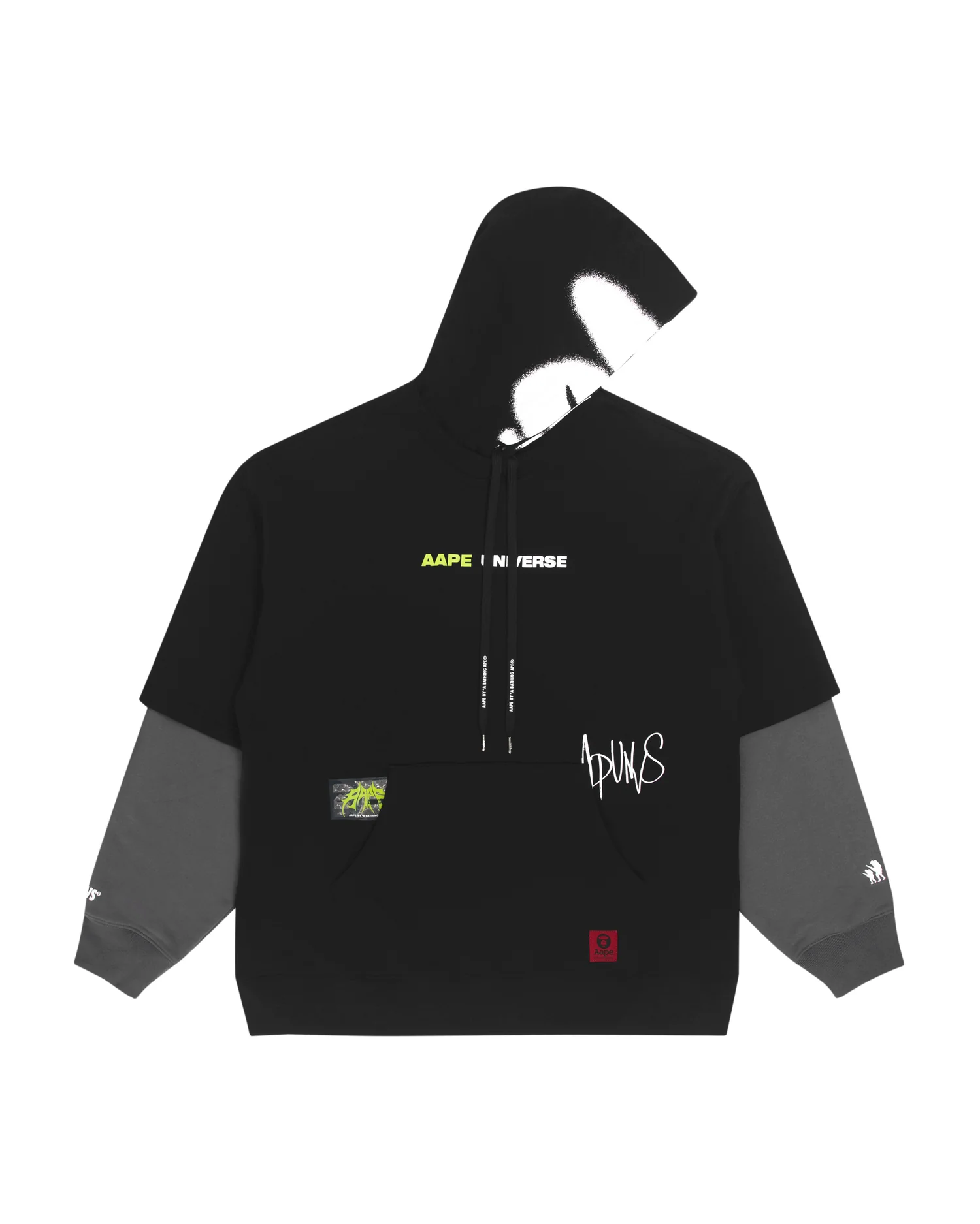 Moonface layered hoodie - Image 6