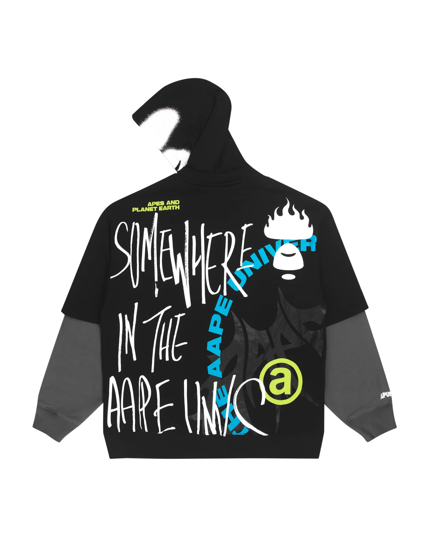 Moonface layered hoodie - Image 7