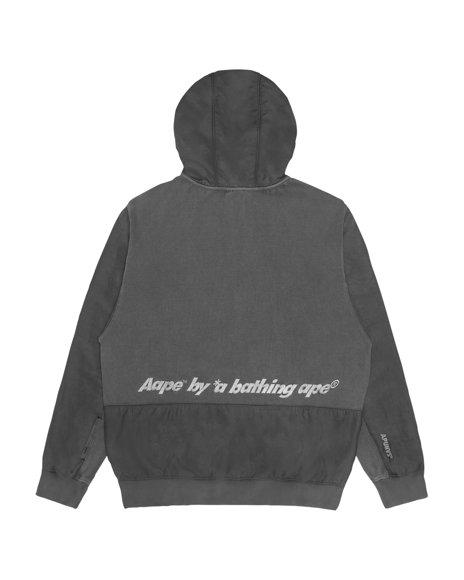 Moonface panelled half-zip hoodie - Image 2