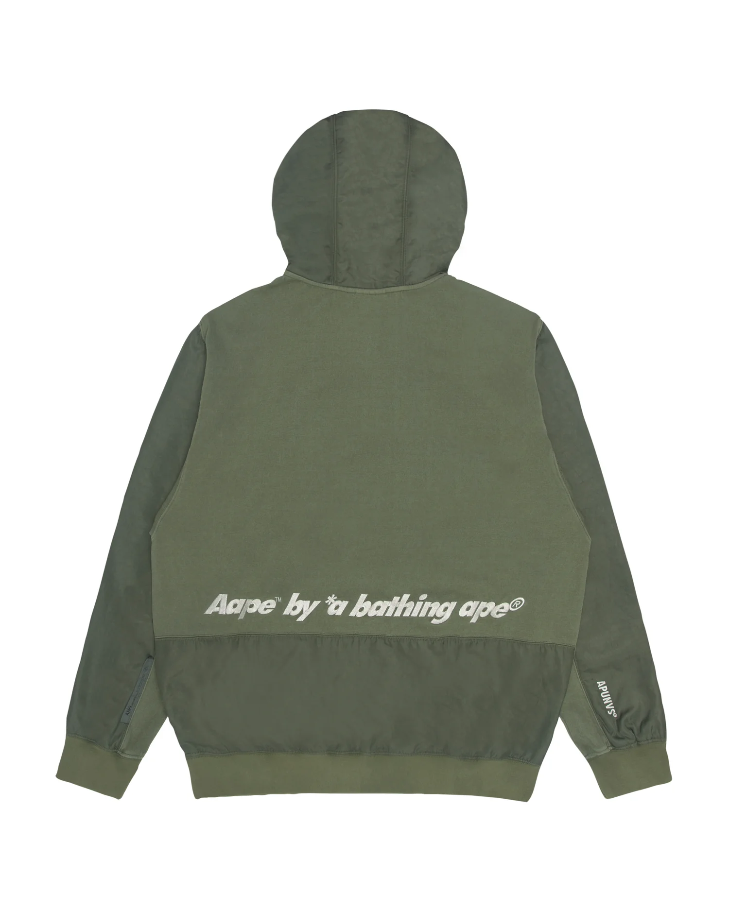 Moonface panelled half-zip hoodie - Image 7