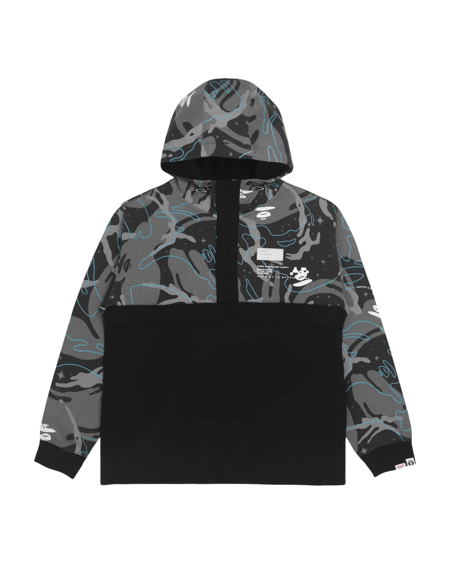 Logo camo hoodie