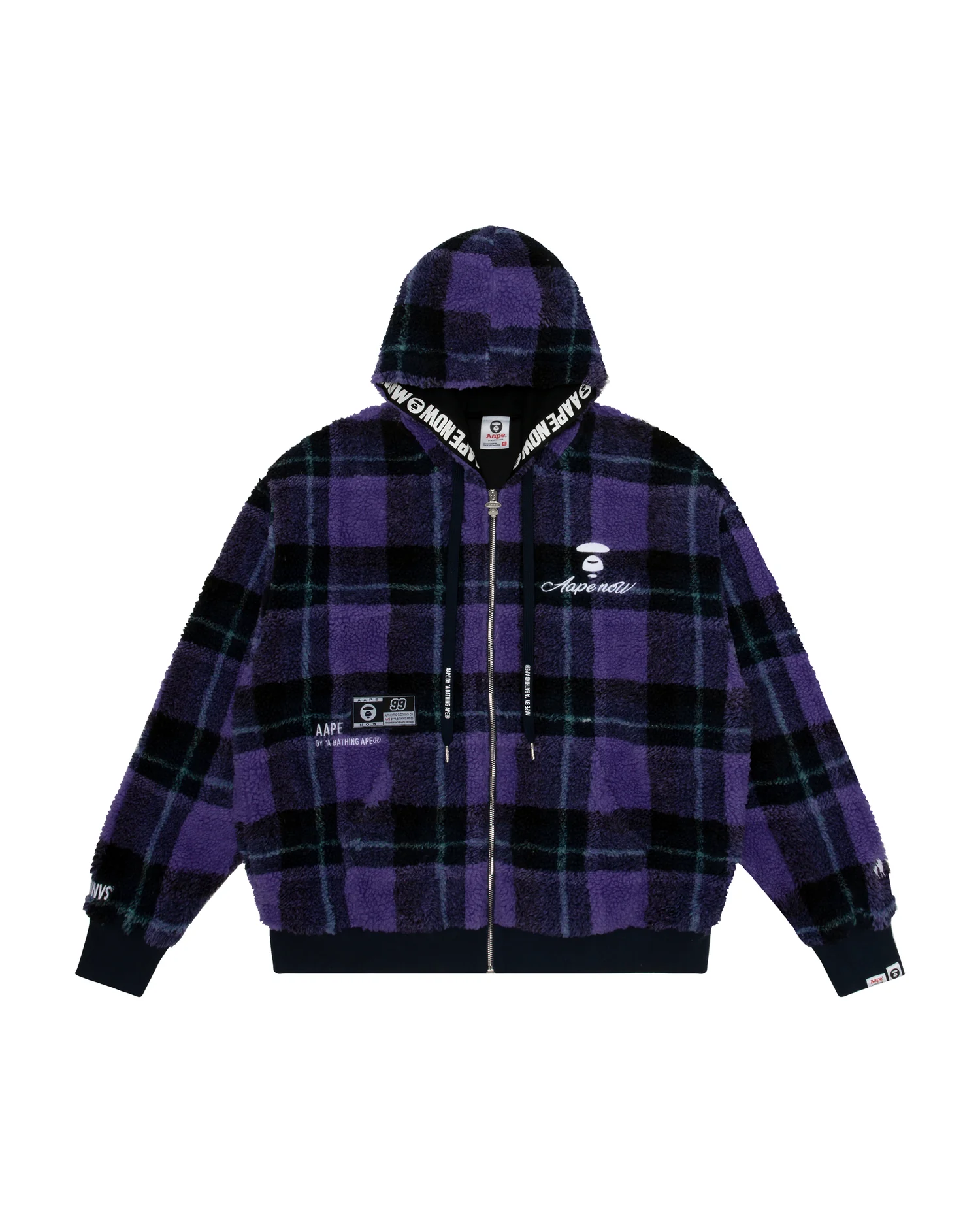 Plaid zip hoodie - Image 13