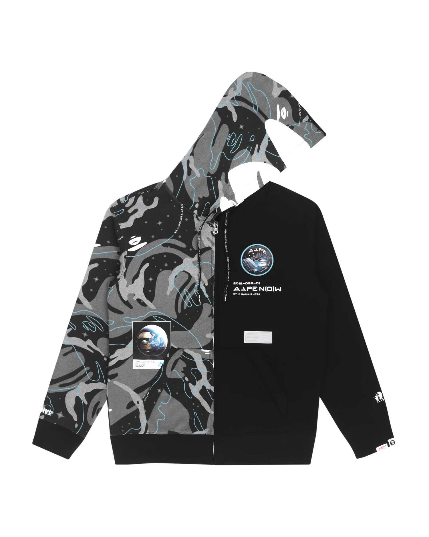 Logo zip hoodie