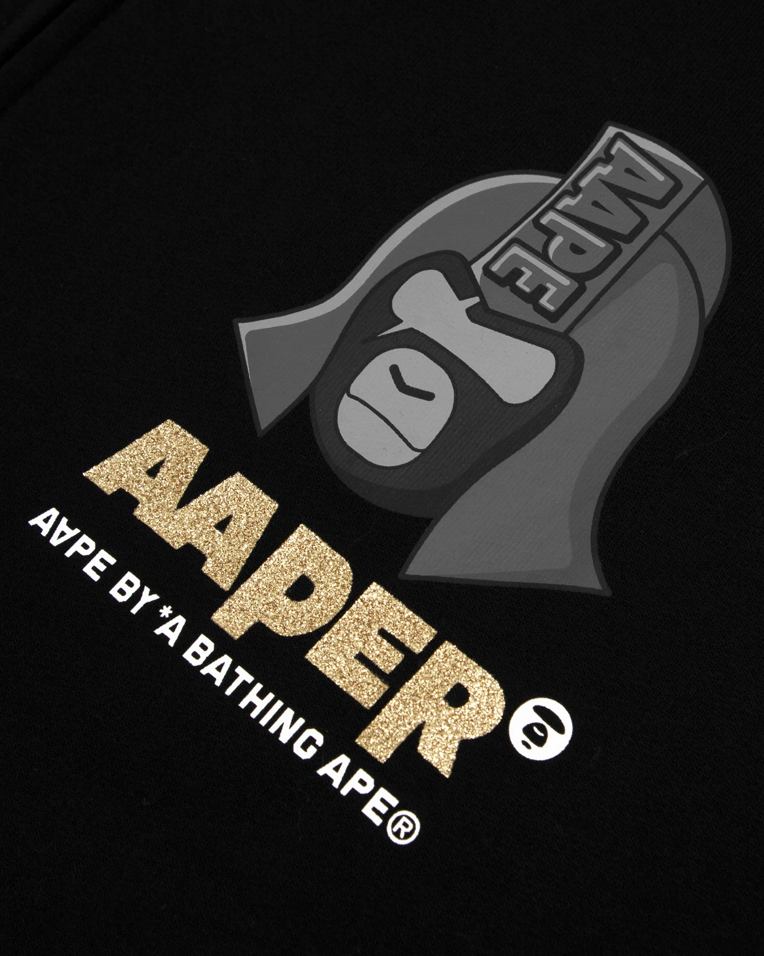 Graphic back zip-up hoodie - Image 3