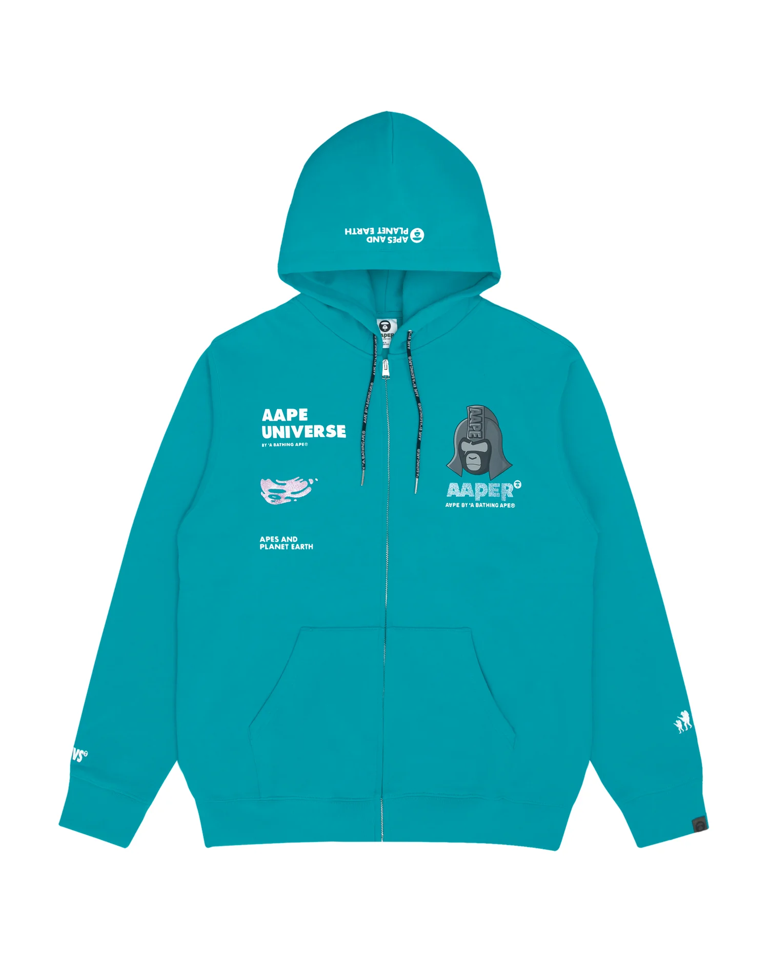 Graphic back zip-up hoodie - Image 6